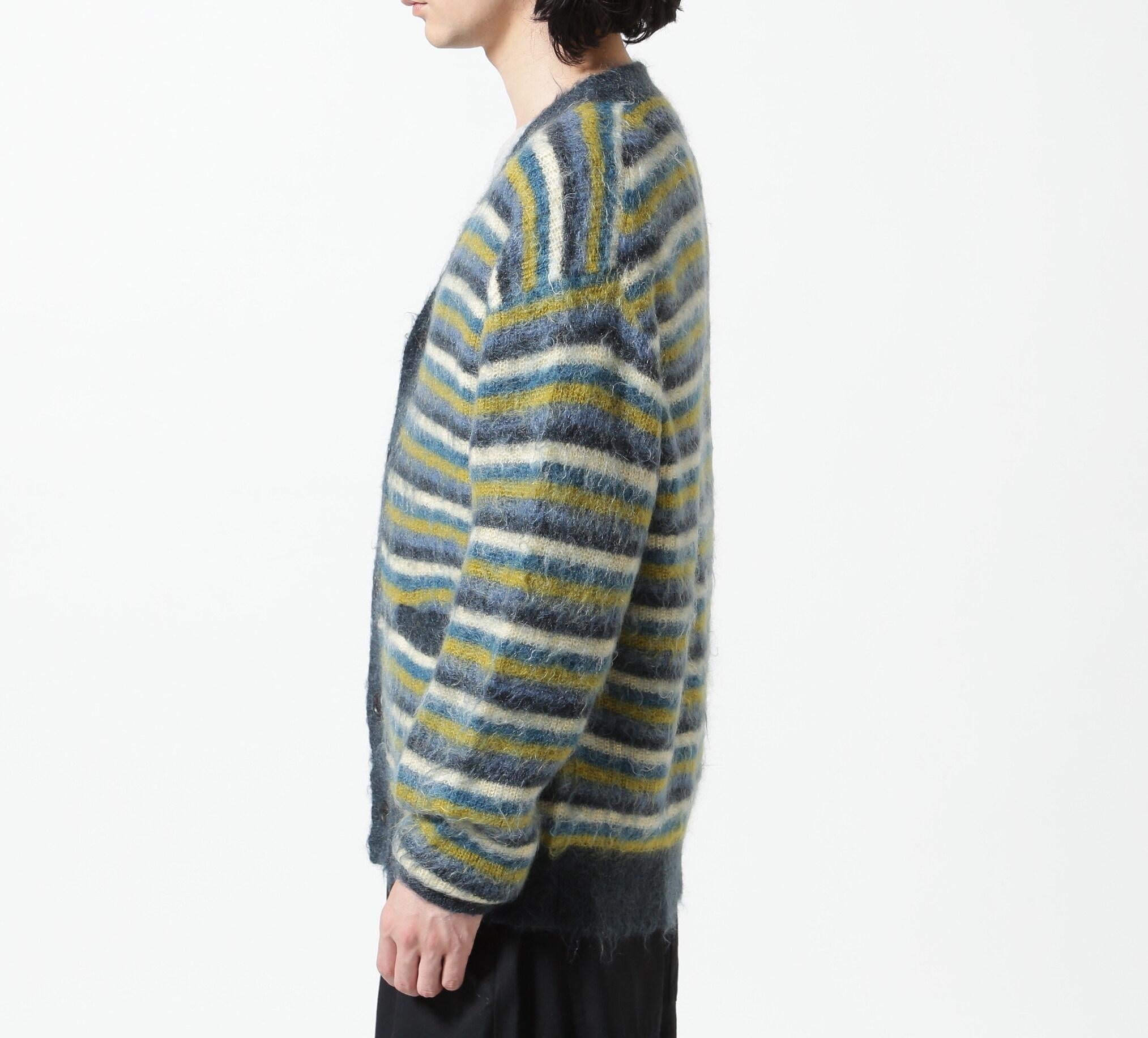 トップス YOKE MOHAIR BORDER CARDIGAN YOKE 