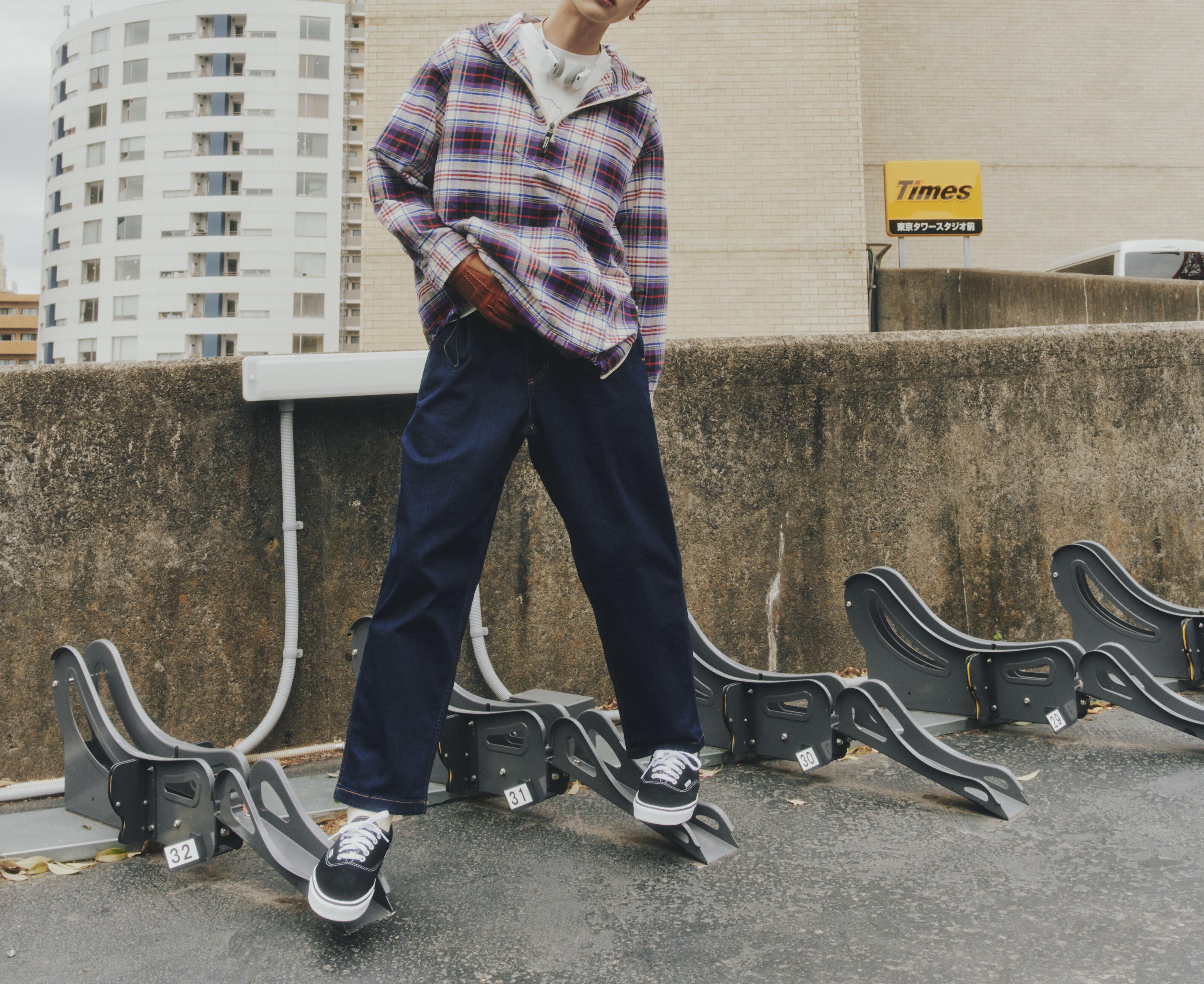 GRAMICCI×BEAVER/グラミチ×ビーバー　別注TUCK TAPERD DENIM PANT ワンウォッシュ