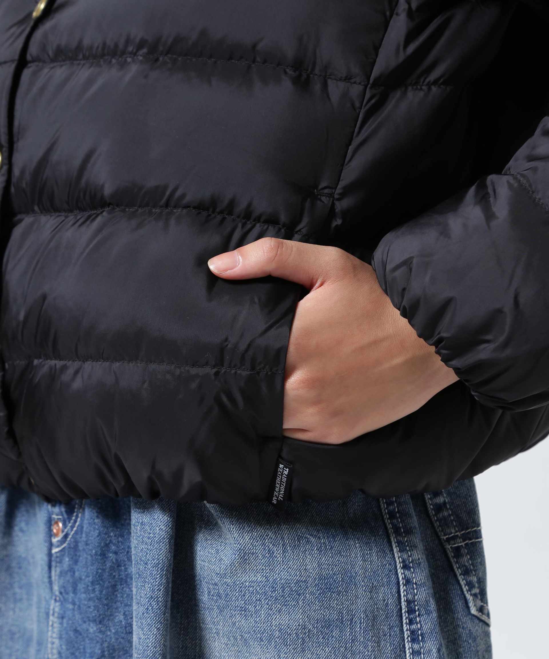 Traditional Weatherwear/ARKLEY DOWN PACKABLE ブラック