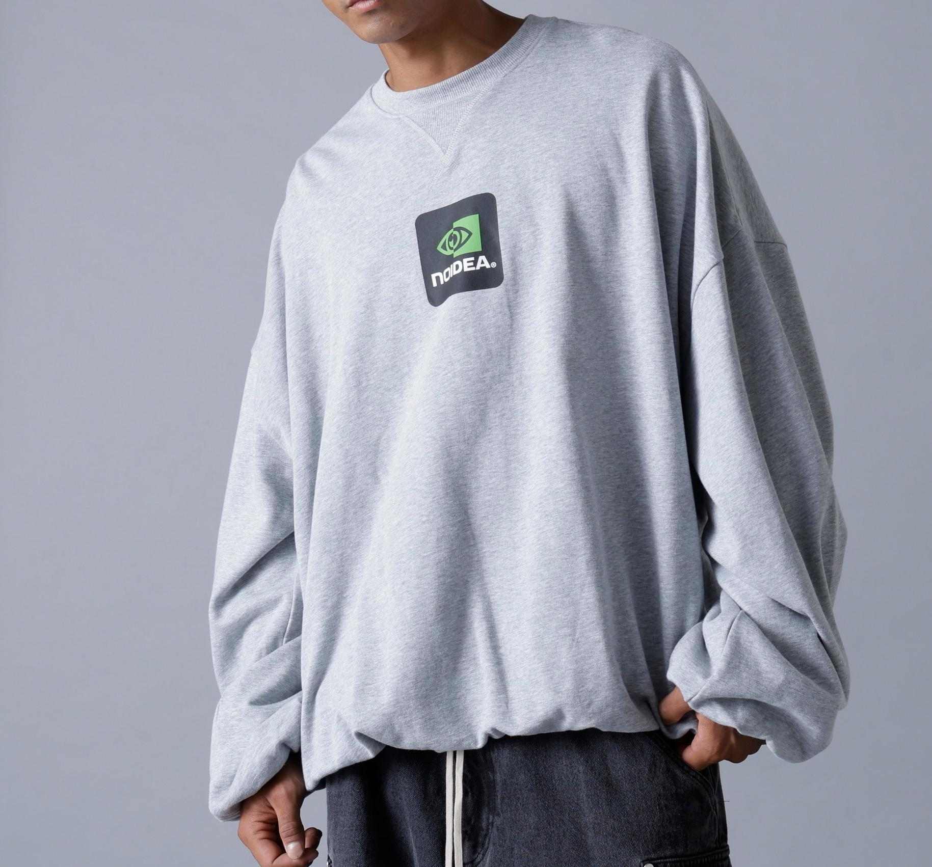 DankeSchon/ダンケシェーン/BALLOON CREWNECK グレー