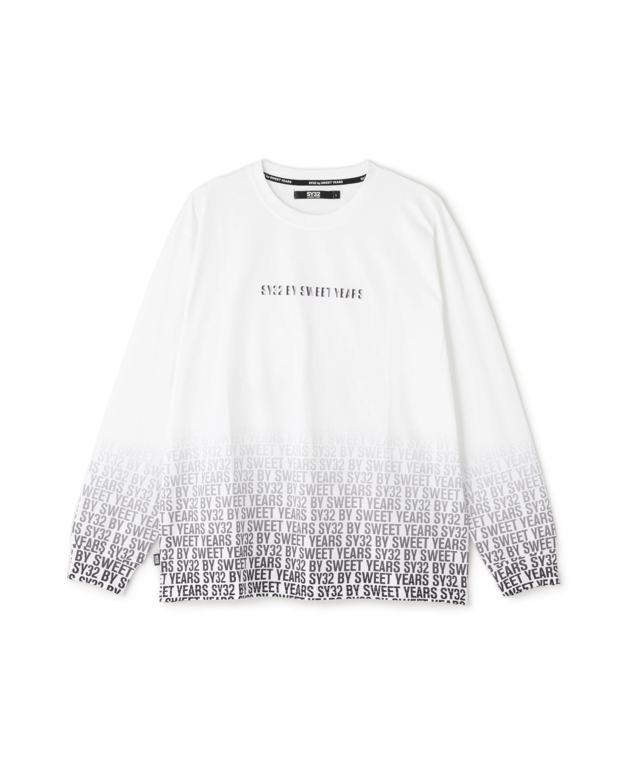 SY32 y SWEET YEA>S/G>ADATION LOGO L/S TEE ホワイト