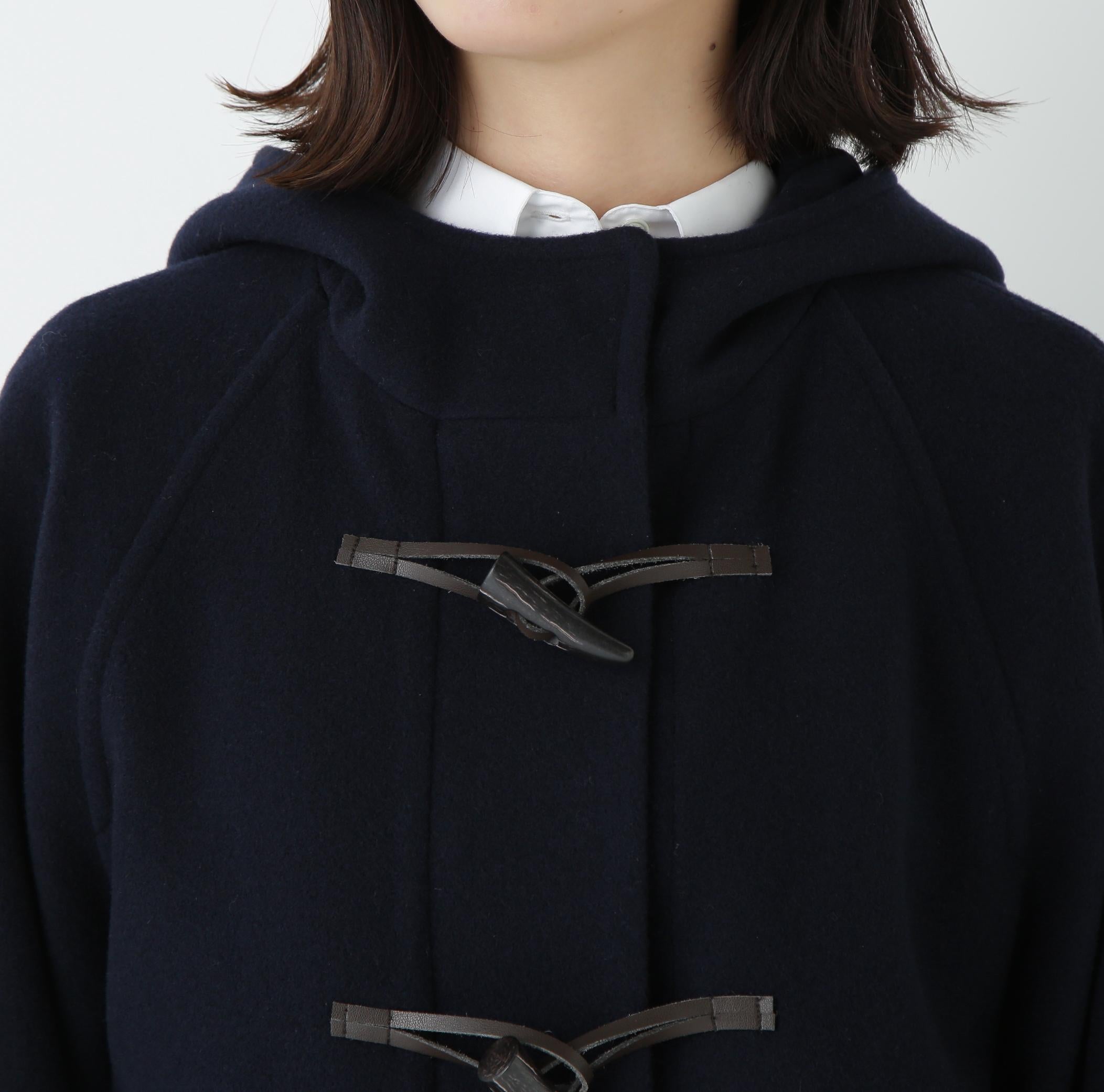 モッサミドルダッフルコート ネイビー