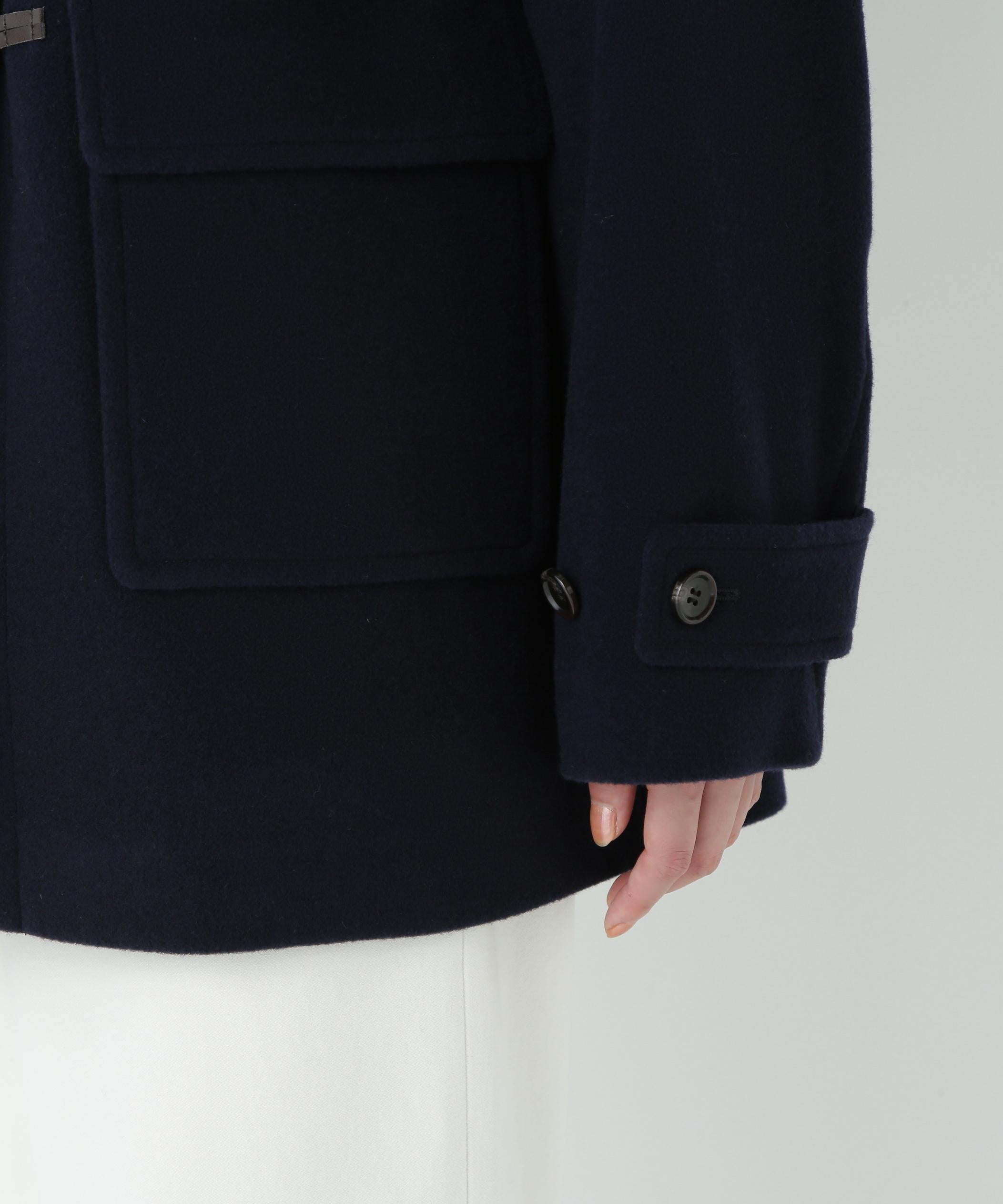 モッサミドルダッフルコート ネイビー