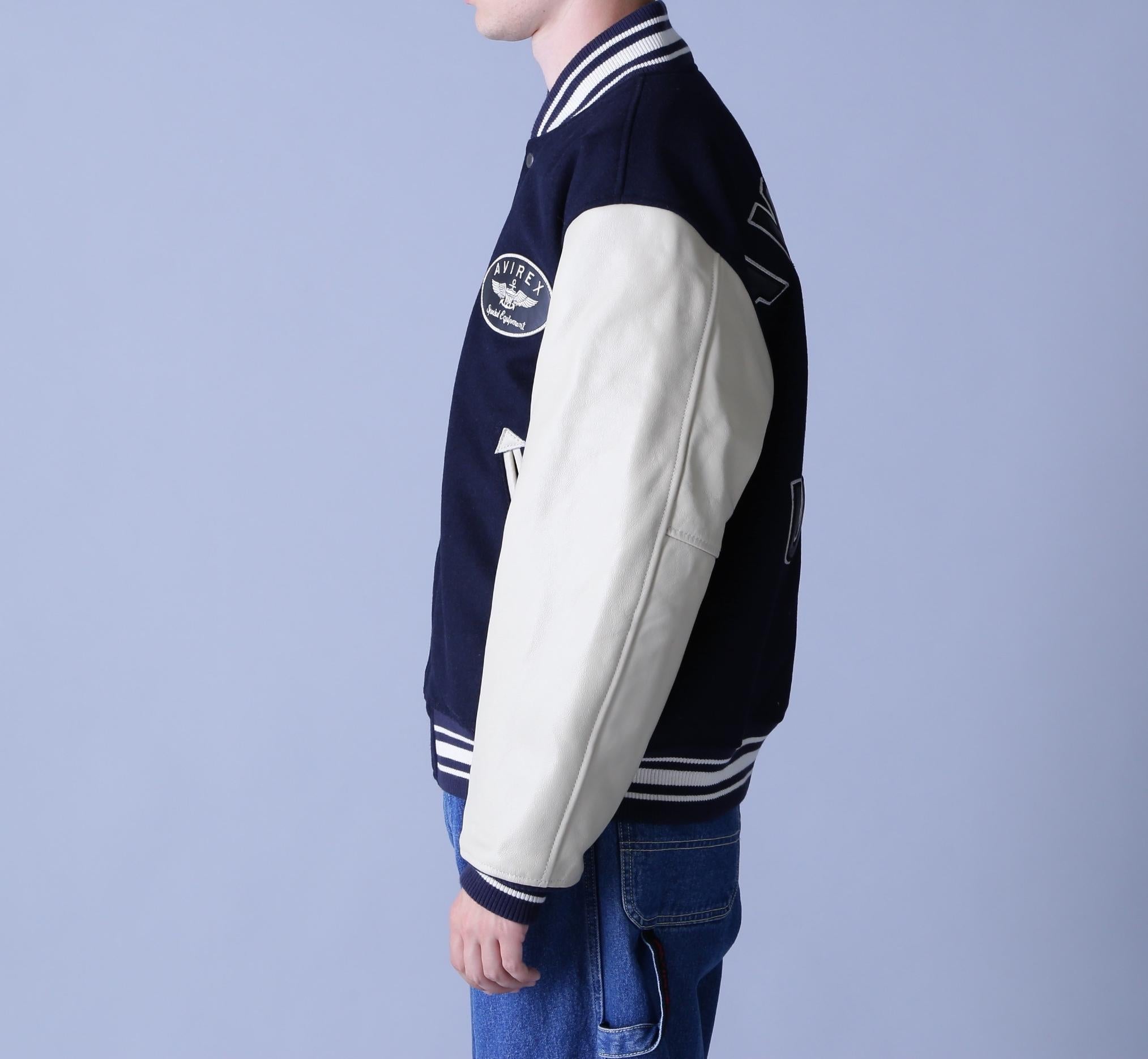 【IO着用】AVIREX SIGNATURE VARSITY JACKET SIGNATURE VARSITY JACKET / Signature Varsity Jacket / AVIREX / Avirex