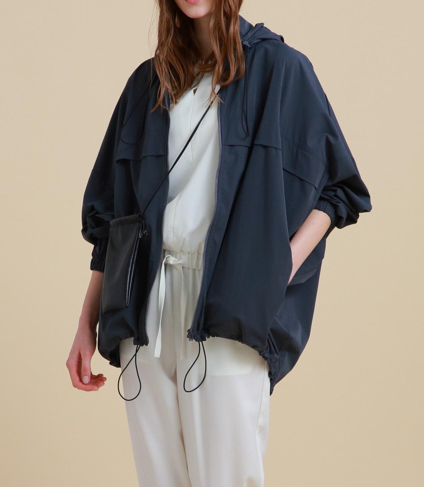 [THE HOLIDAY CLOSET]ドルマンフードコート グレー