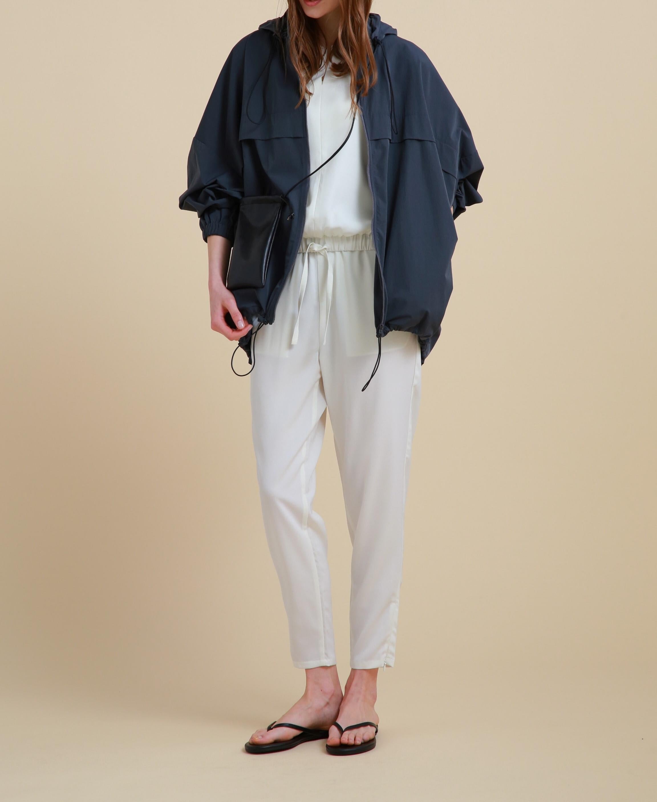 [THE HOLIDAY CLOSET]ドルマンフードコート グレー