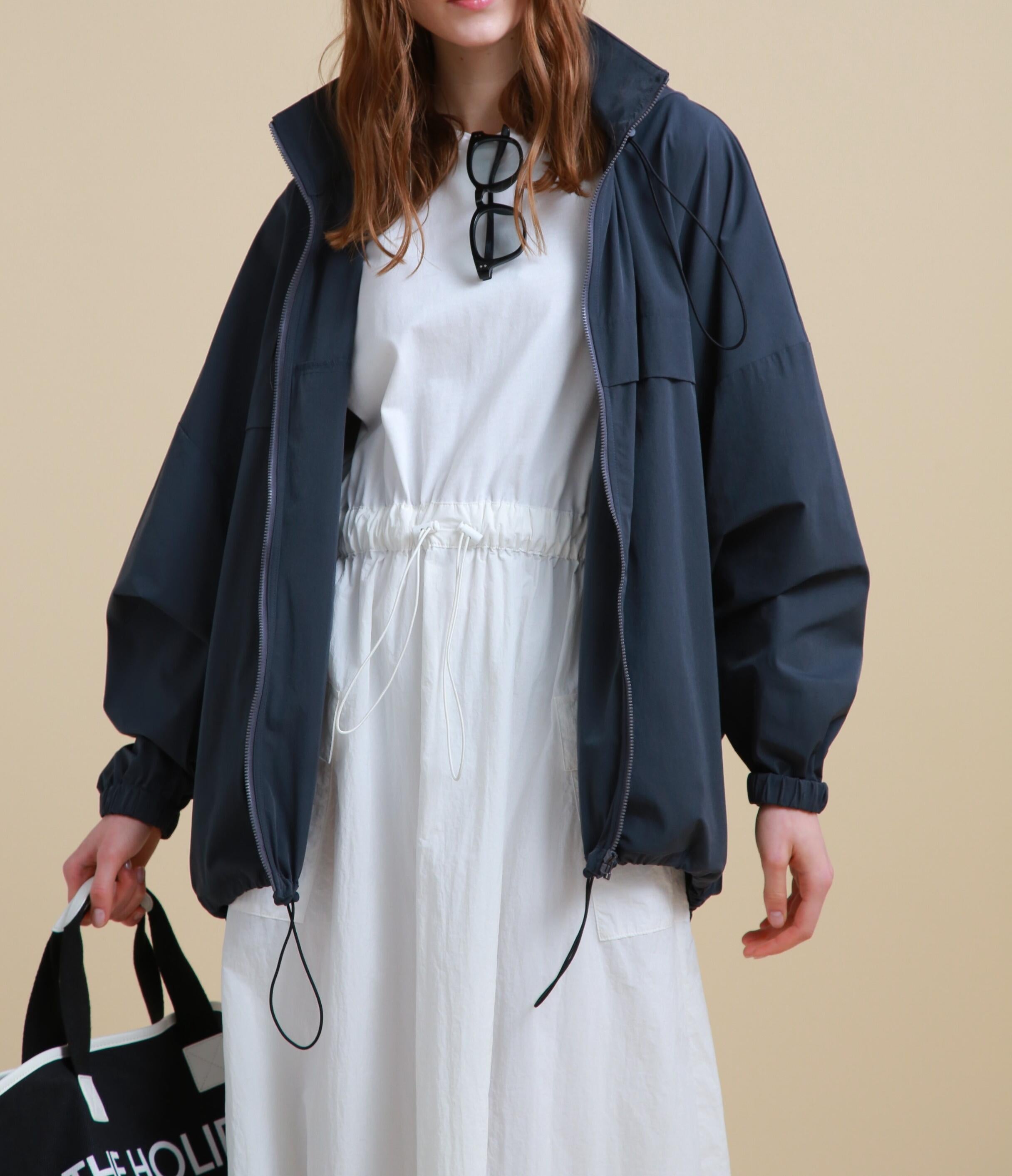 [THE HOLIDAY CLOSET]ドルマンフードコート グレー