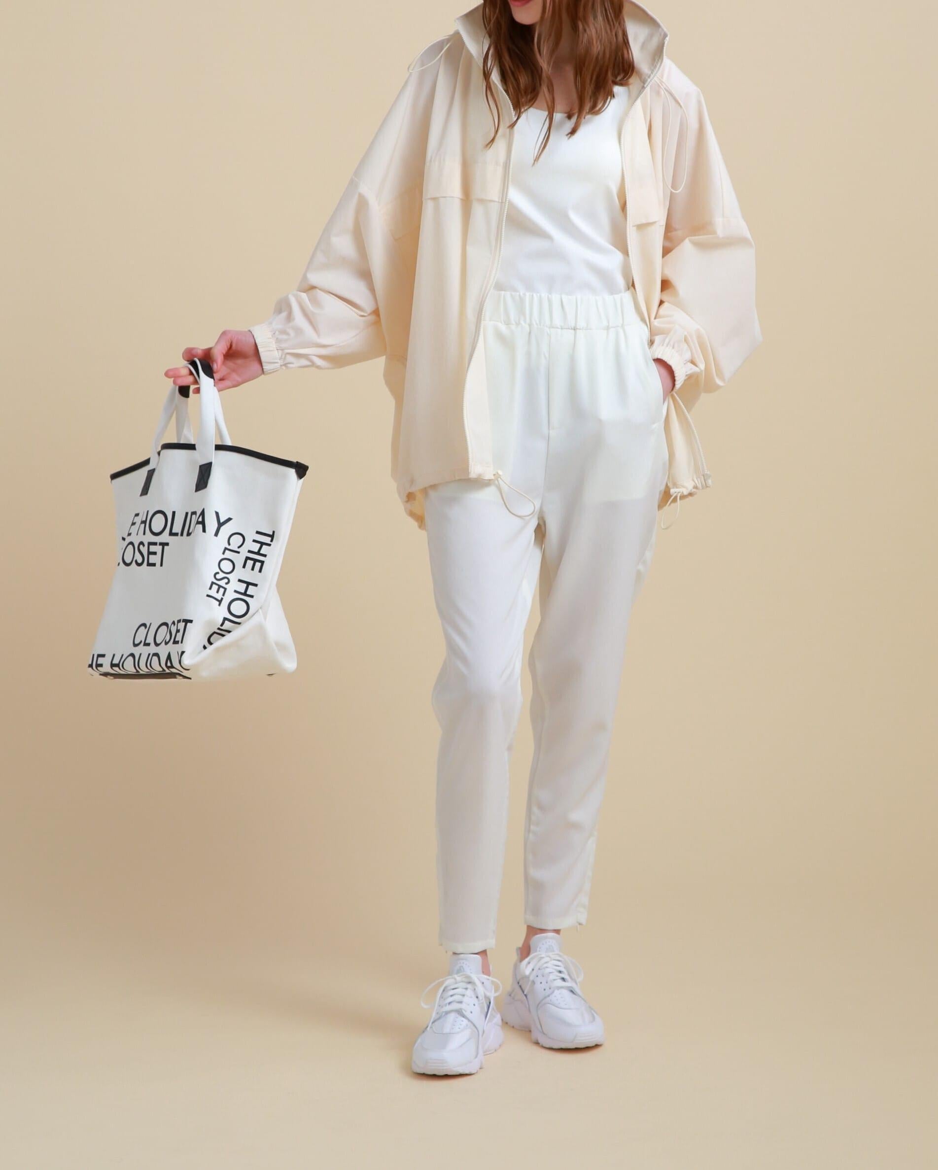 [THE HOLIDAY CLOSET]ドルマンフードコート エクリュ1