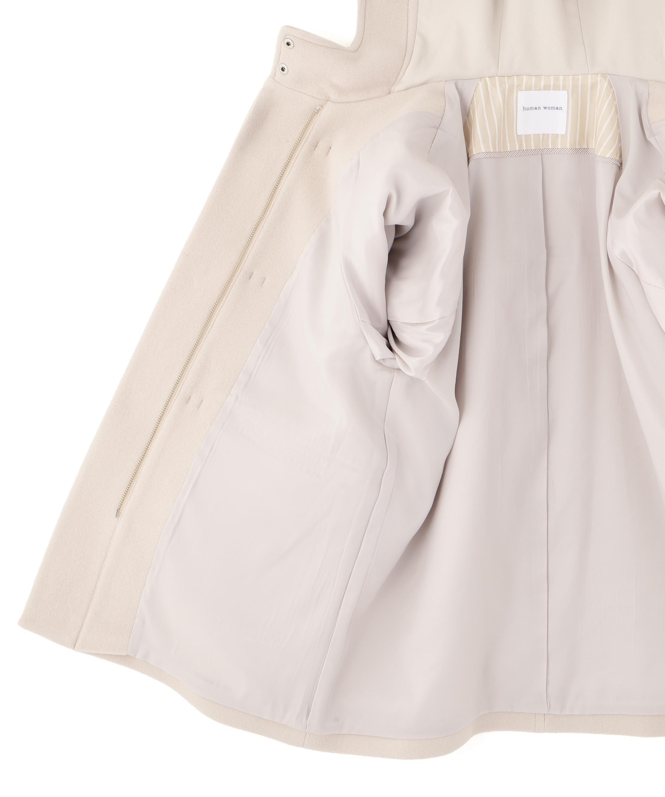 モッサミドルダッフルコート ベージュ