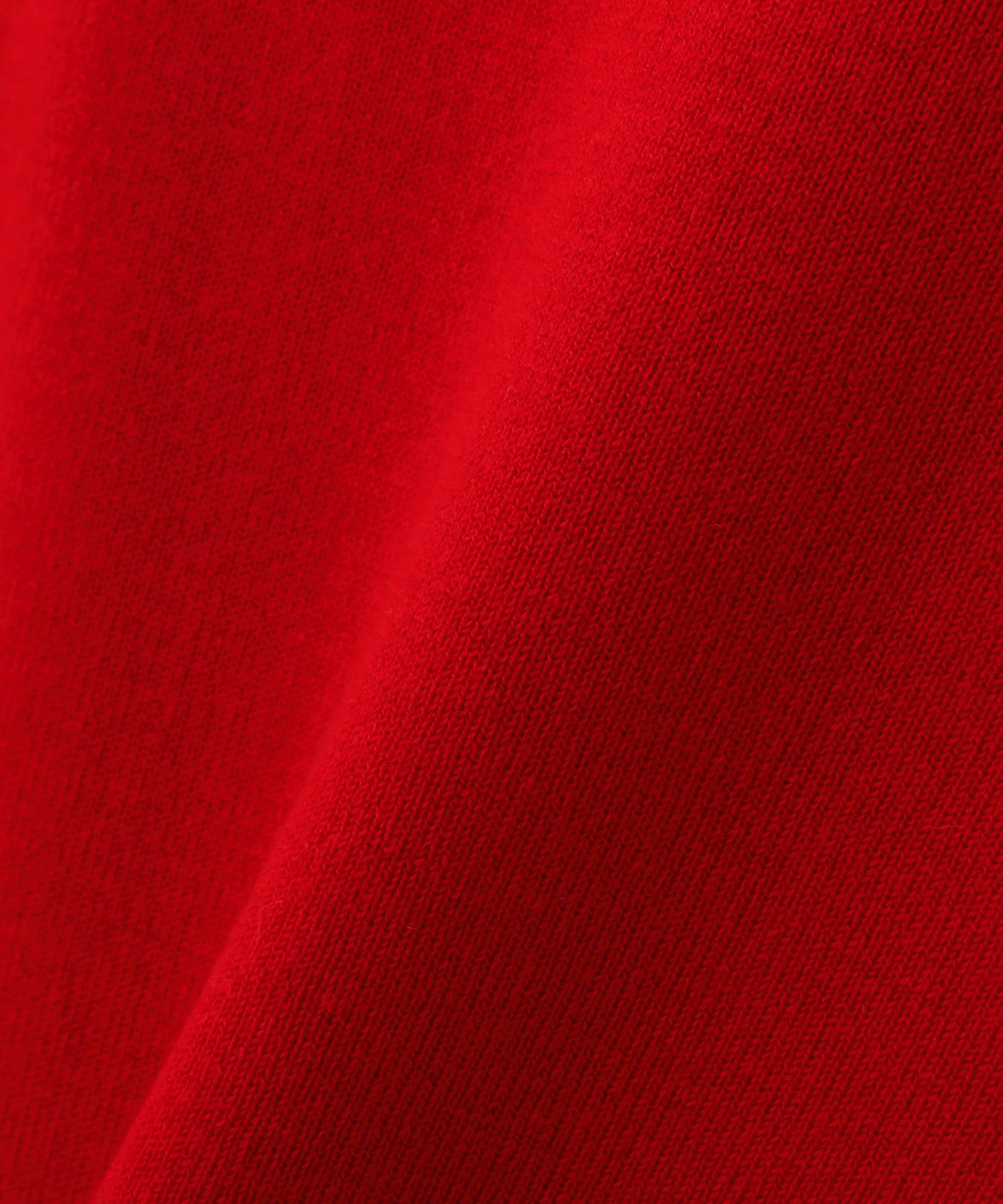 ◆オフショルダー２ＷＡＹニットプルオーバー レッド