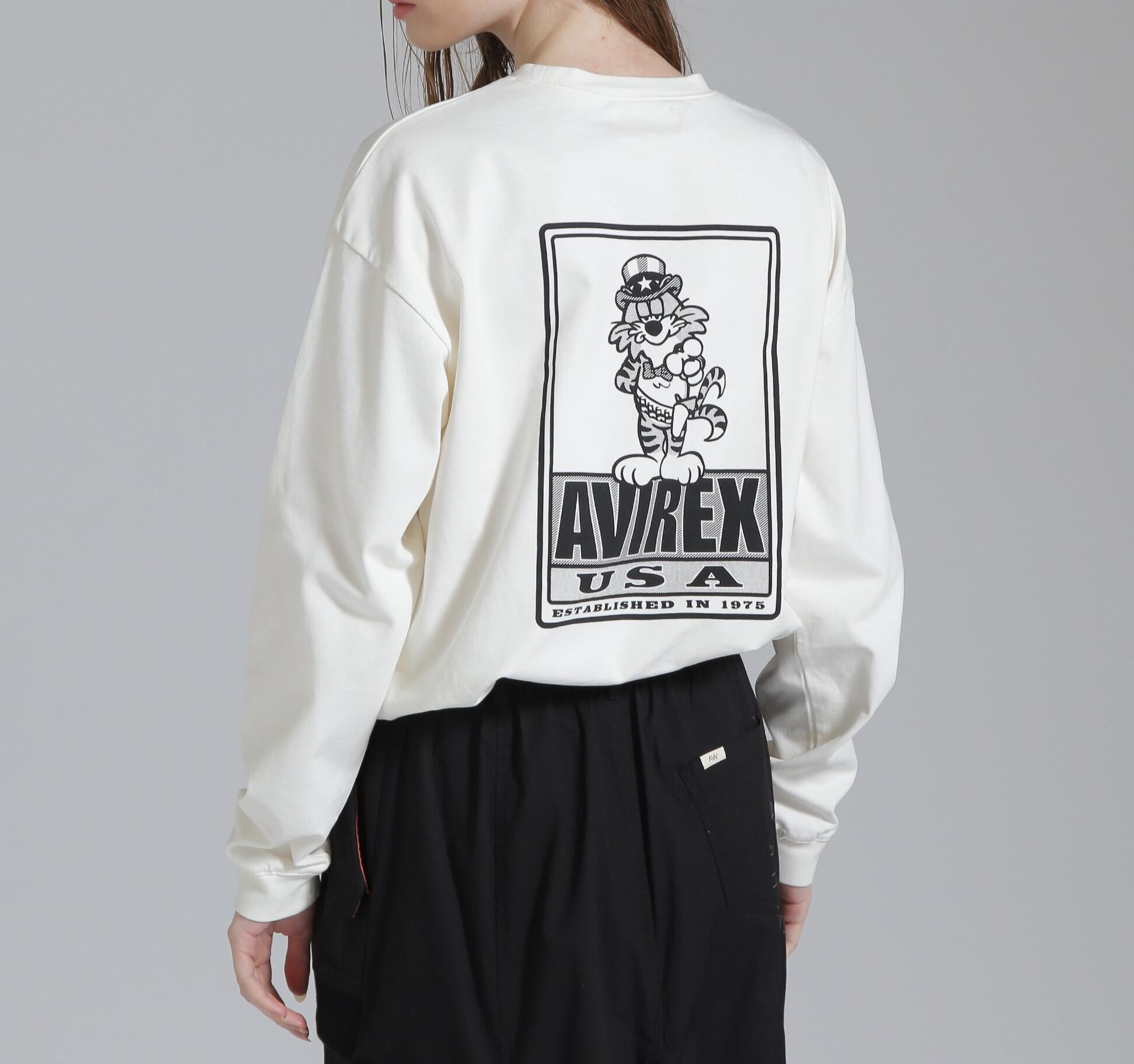 25SS TOMCAT T-SHI>T/トムキャット ロングスリーブTシャツ オフホワイト3