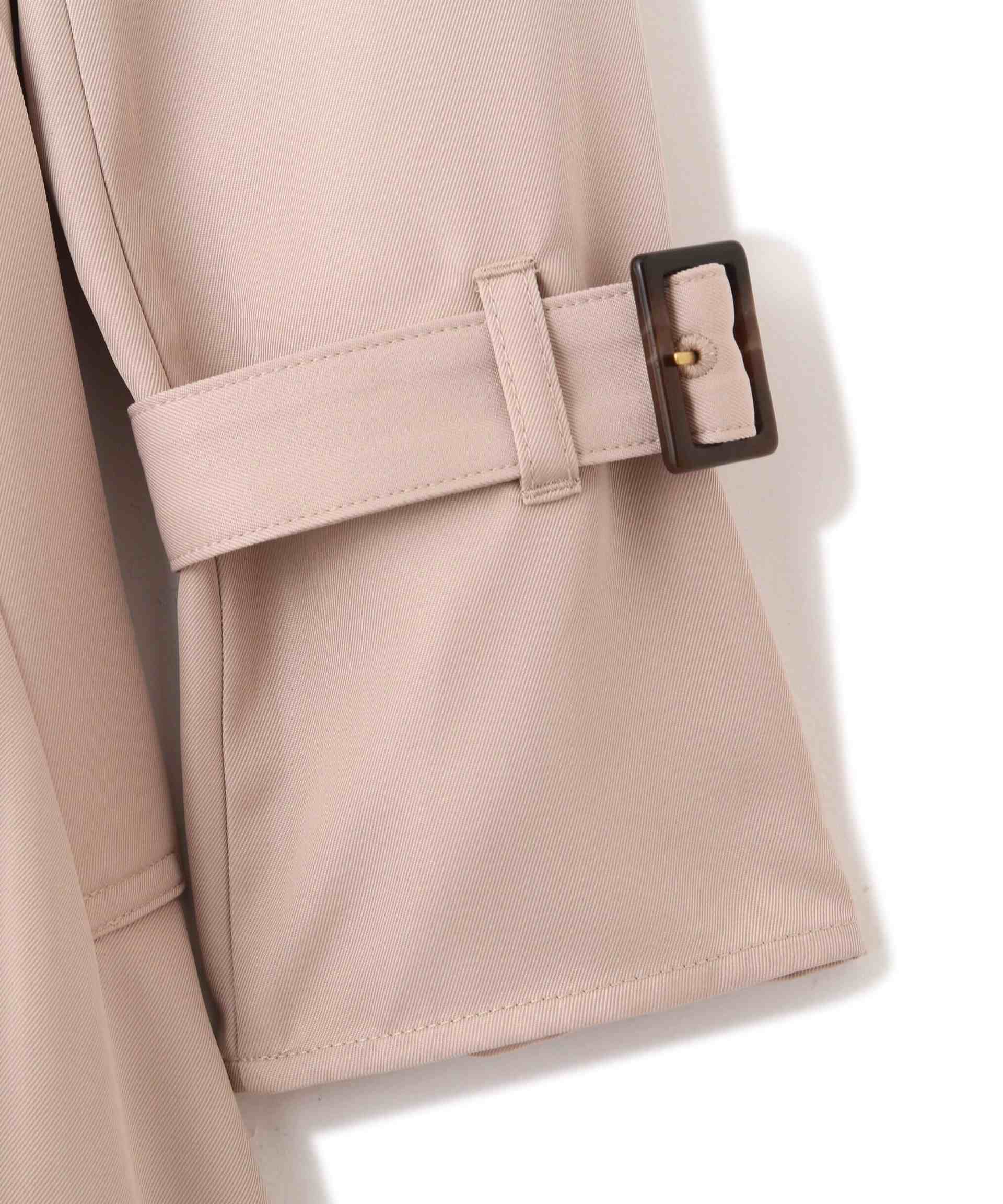 スカーフ付きドレストレンチコート ベージュ