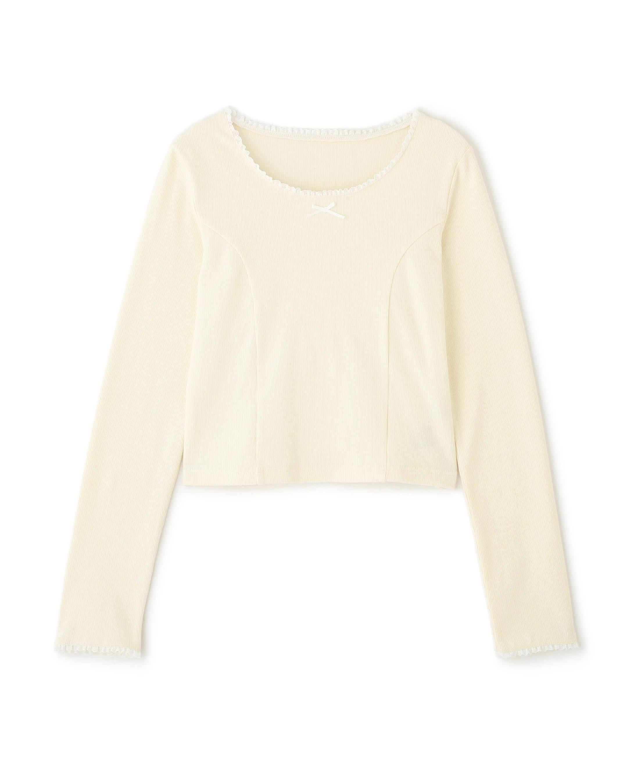 コンパクトフリルカットソー オフ