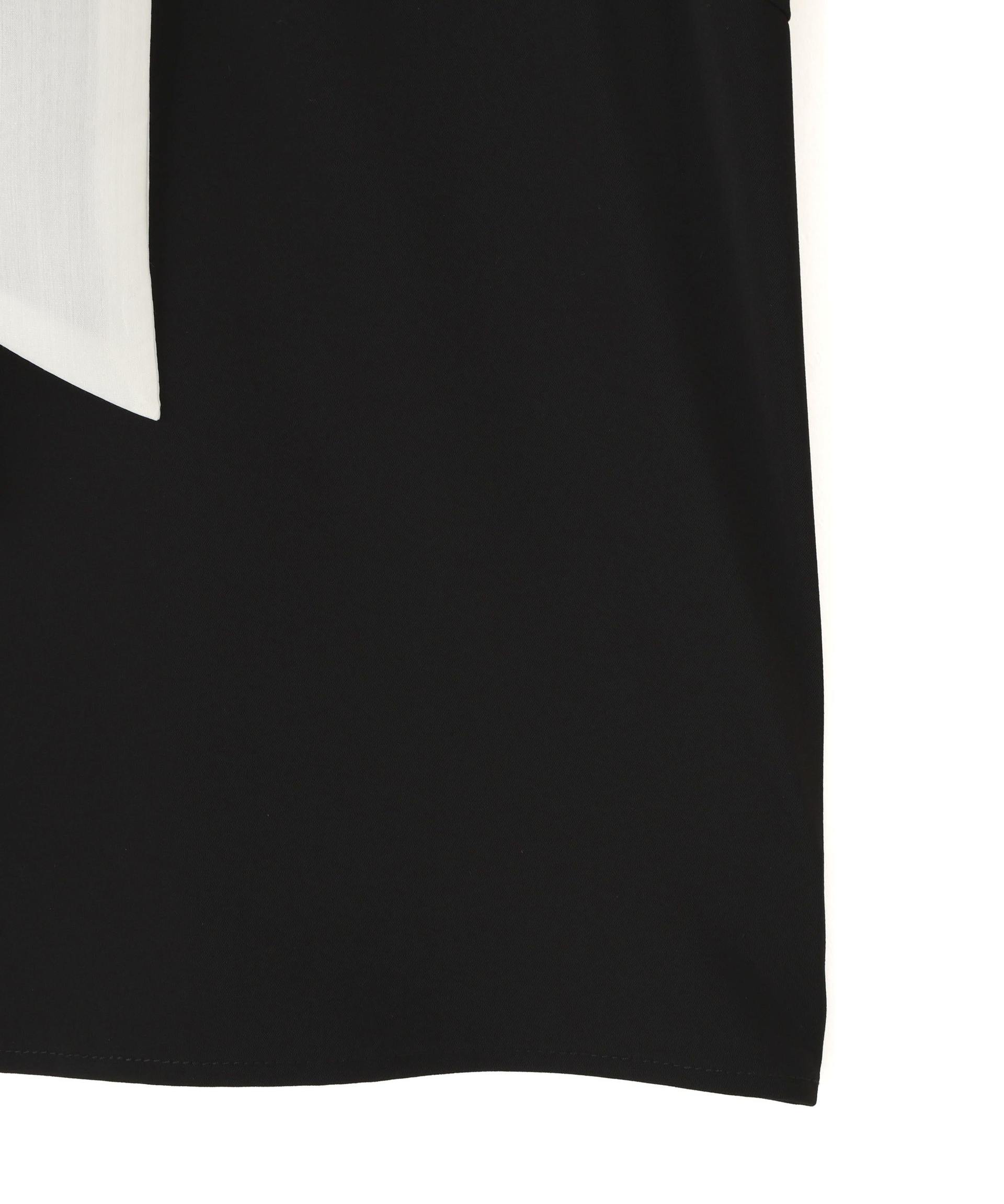 ビッグボウタイブラウス ブラック