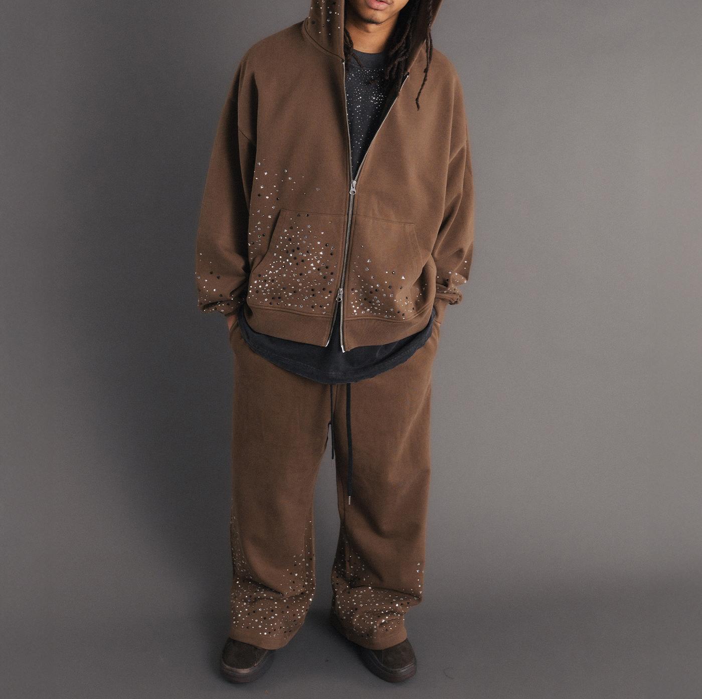 FR(13)NDS /フレンズ/Stone Sweat Hoodie ブラウン