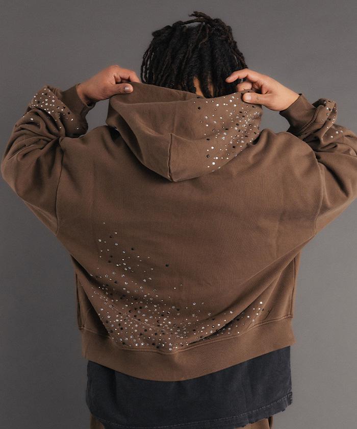 FR(13)NDS /フレンズ/Stone Sweat Hoodie ブラウン
