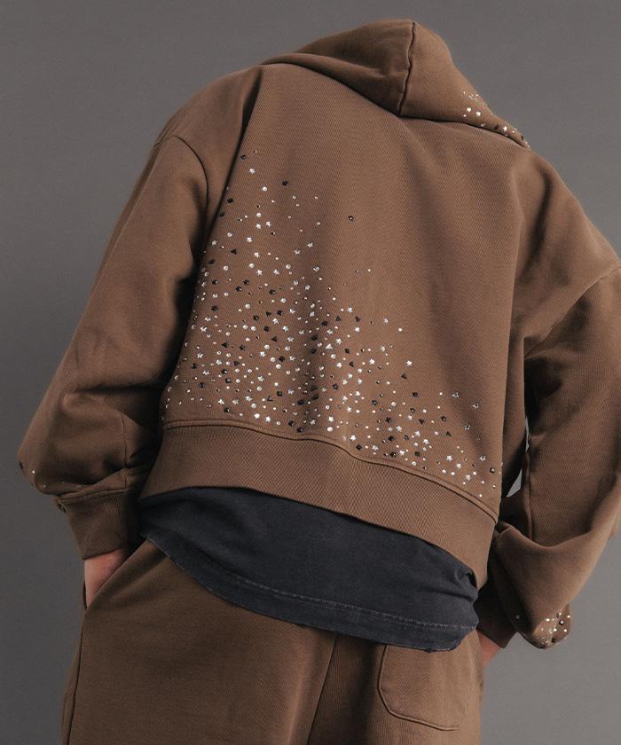 FR(13)NDS /フレンズ/Stone Sweat Hoodie ブラウン