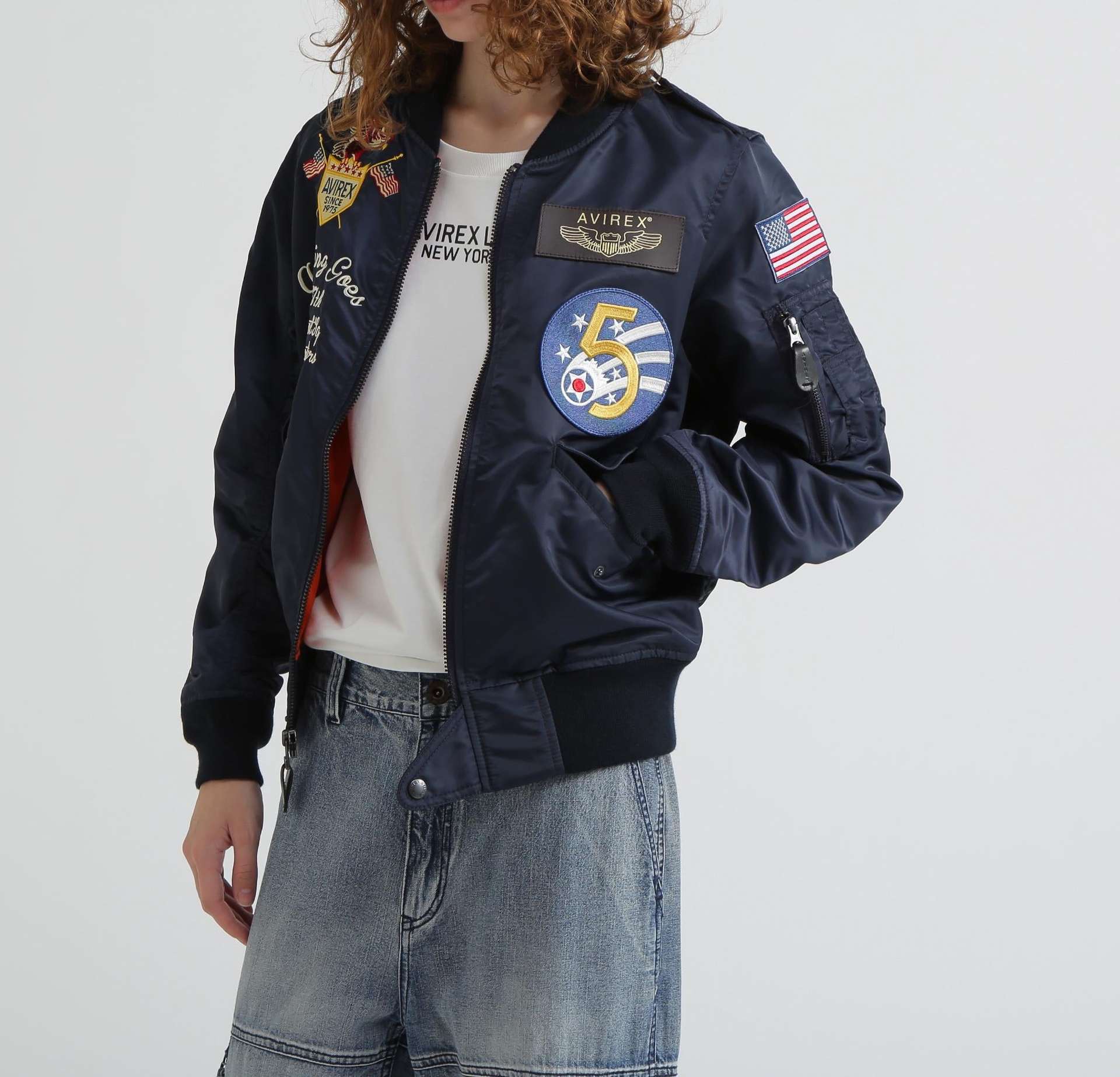 XL AVIREX WEB＆限定 L-2 5th AIR FORCE WEB & DEPOT Limited L-2 5th AIR FORCE