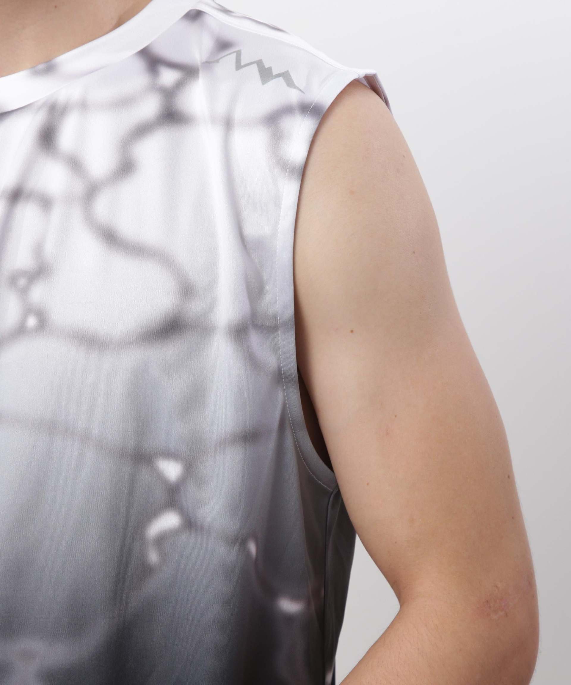 MANASTASH/マナスタッシュ/LITHIUM TIE DYE SLEEVELESS TOP ブラック