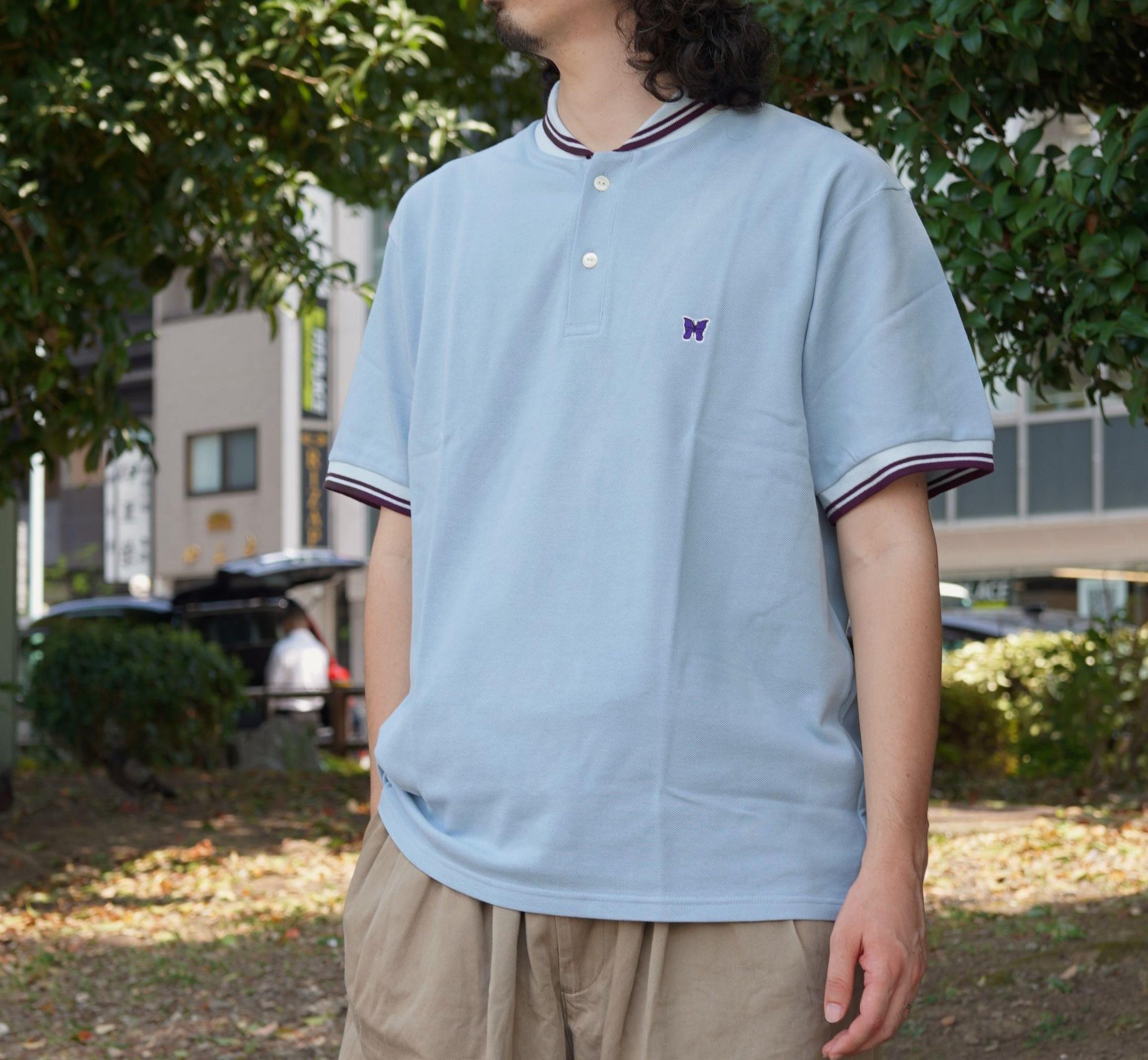 Needles/ニードルズ  別注Shawl Colla S/S Polo - Cotton Pique サックス1