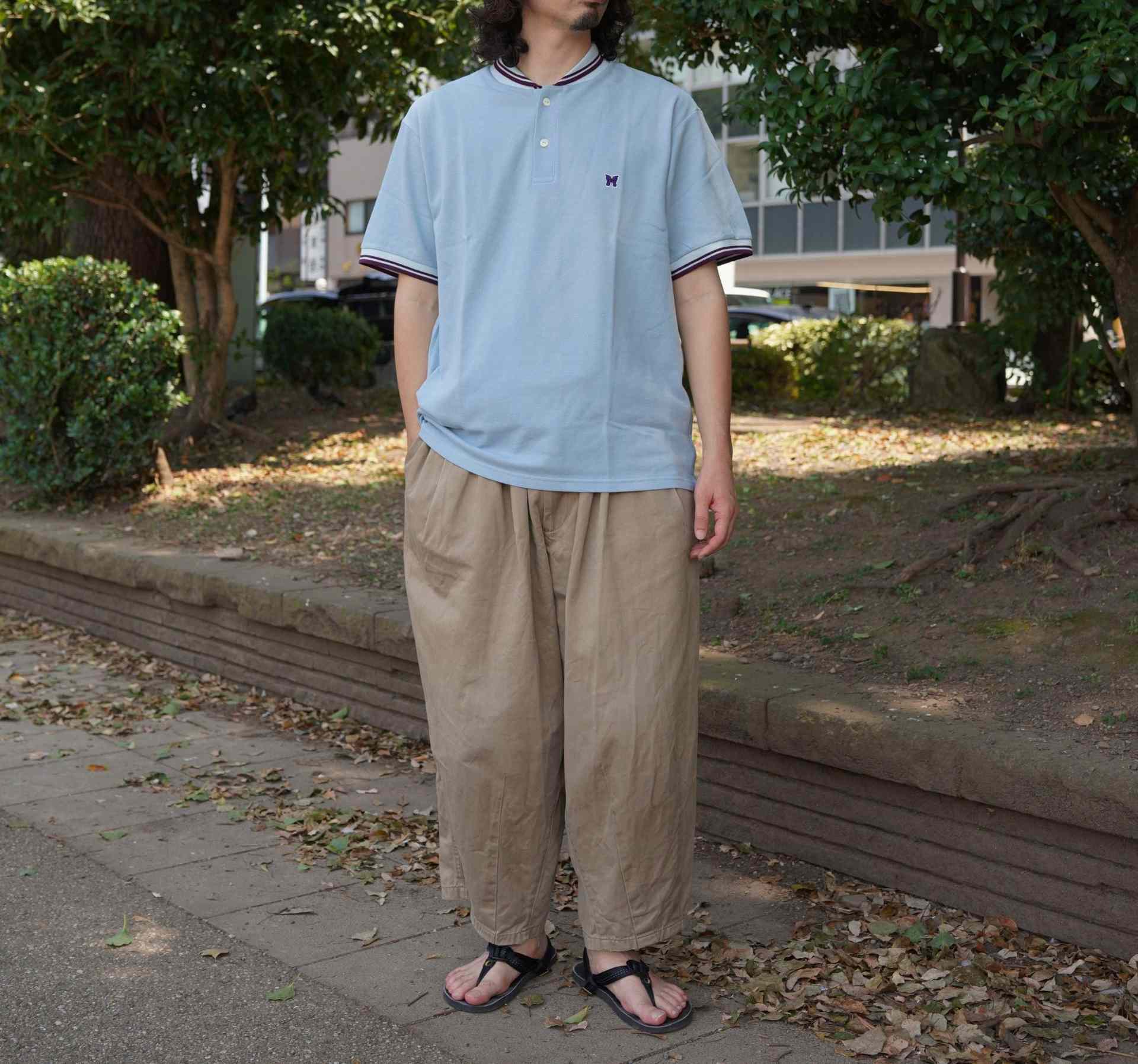 Needles/ニードルズ  別注Shawl Colla S/S Polo - Cotton Pique サックス1