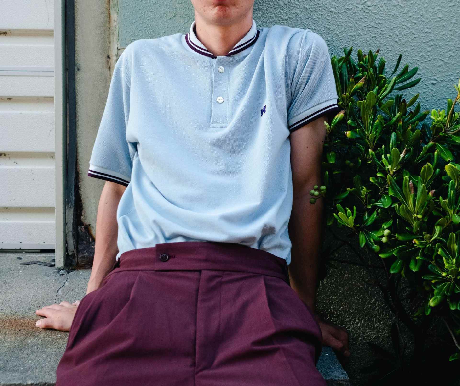 Needles/ニードルズ  別注Shawl Colla S/S Polo - Cotton Pique サックス1