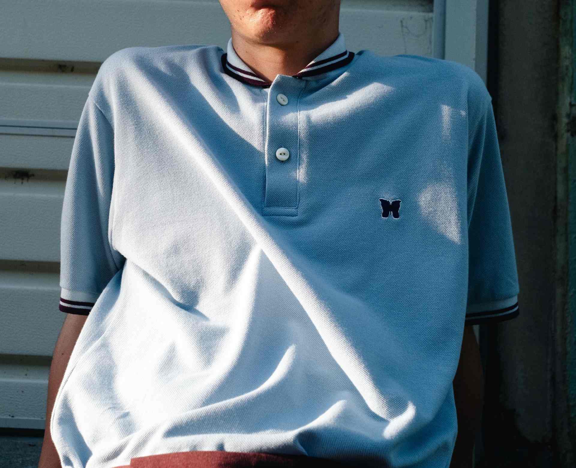 Needles/ニードルズ  別注Shawl Colla S/S Polo - Cotton Pique サックス1