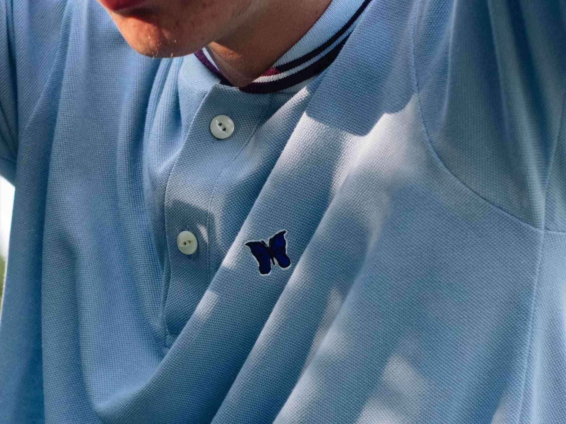 Needles/ニードルズ  別注Shawl Colla S/S Polo - Cotton Pique サックス1