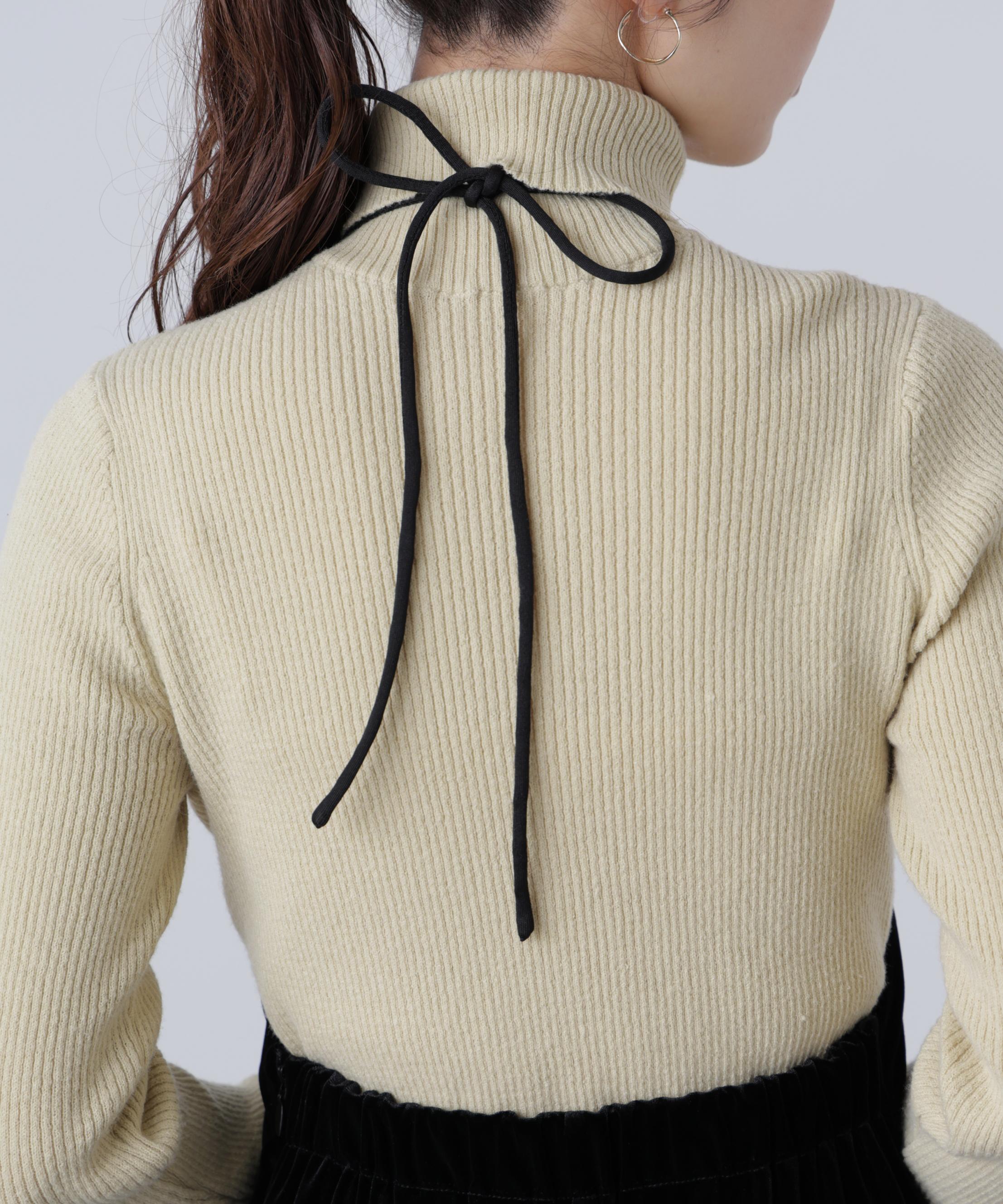 ホルターネックベロアキャミワンピース ブラック