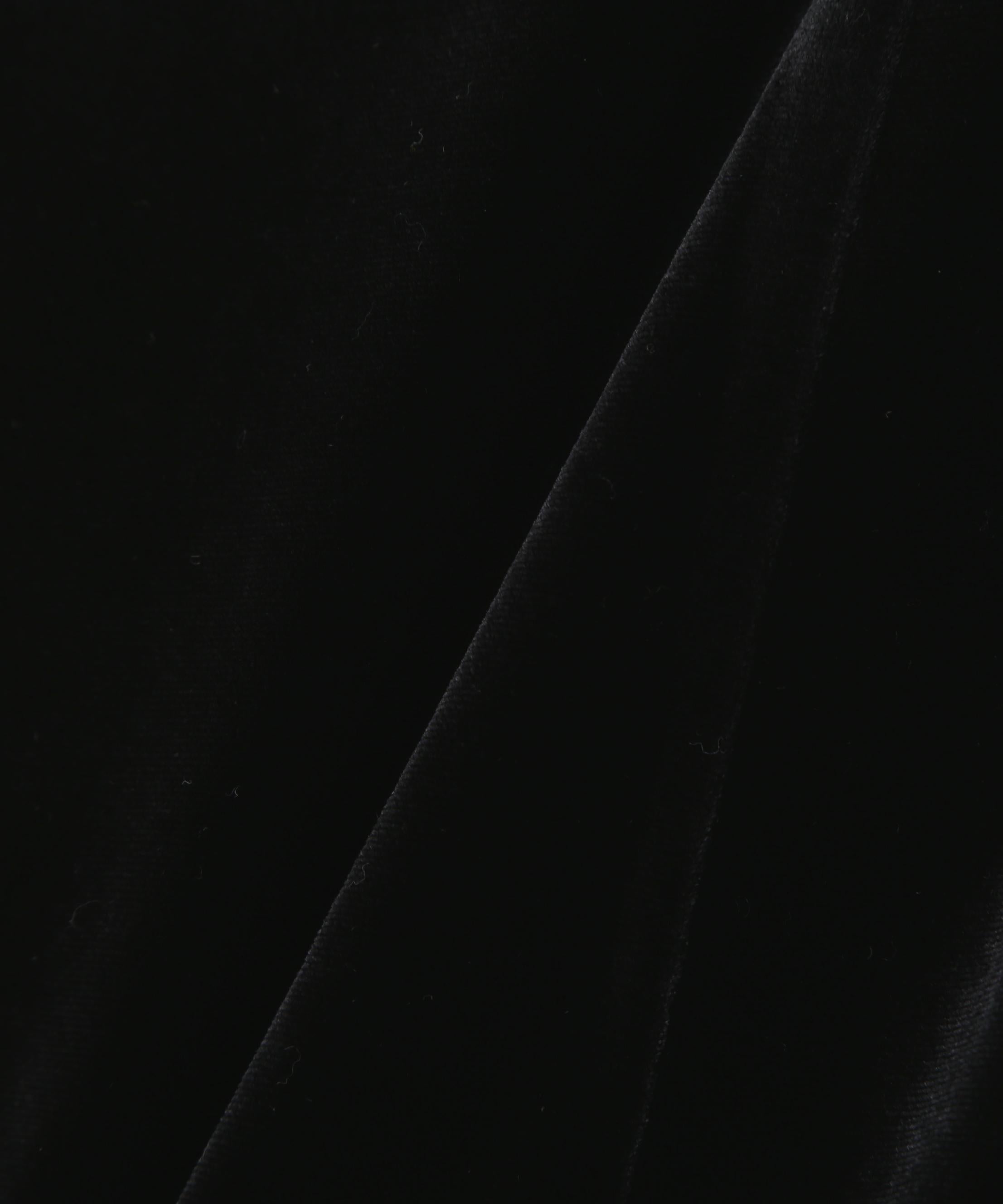 ホルターネックベロアキャミワンピース ブラック