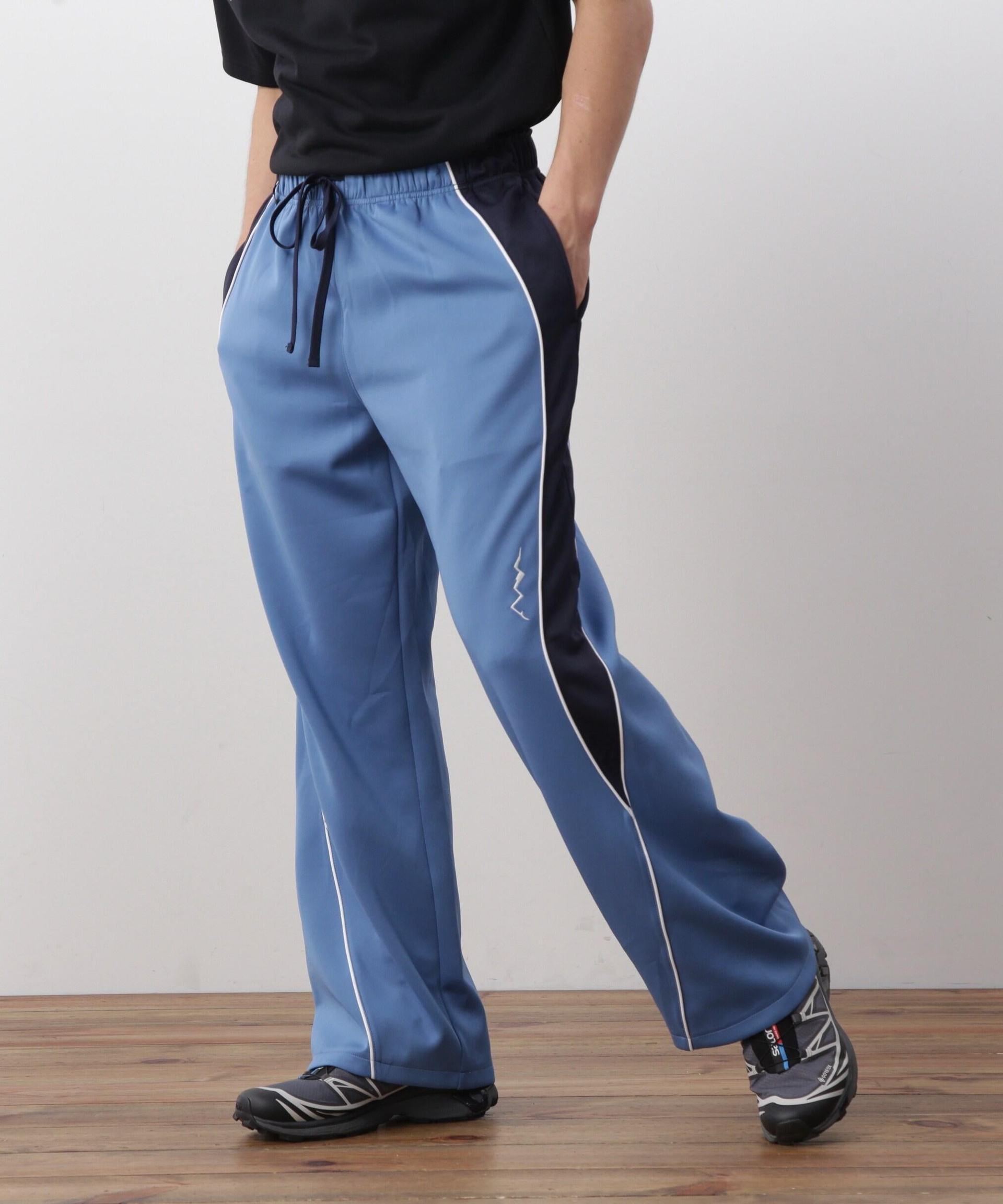 MANASTASH/マナスタッシュ/PANEL T>ACK PANTS/パネルトラックパンツ ブルーグレー5