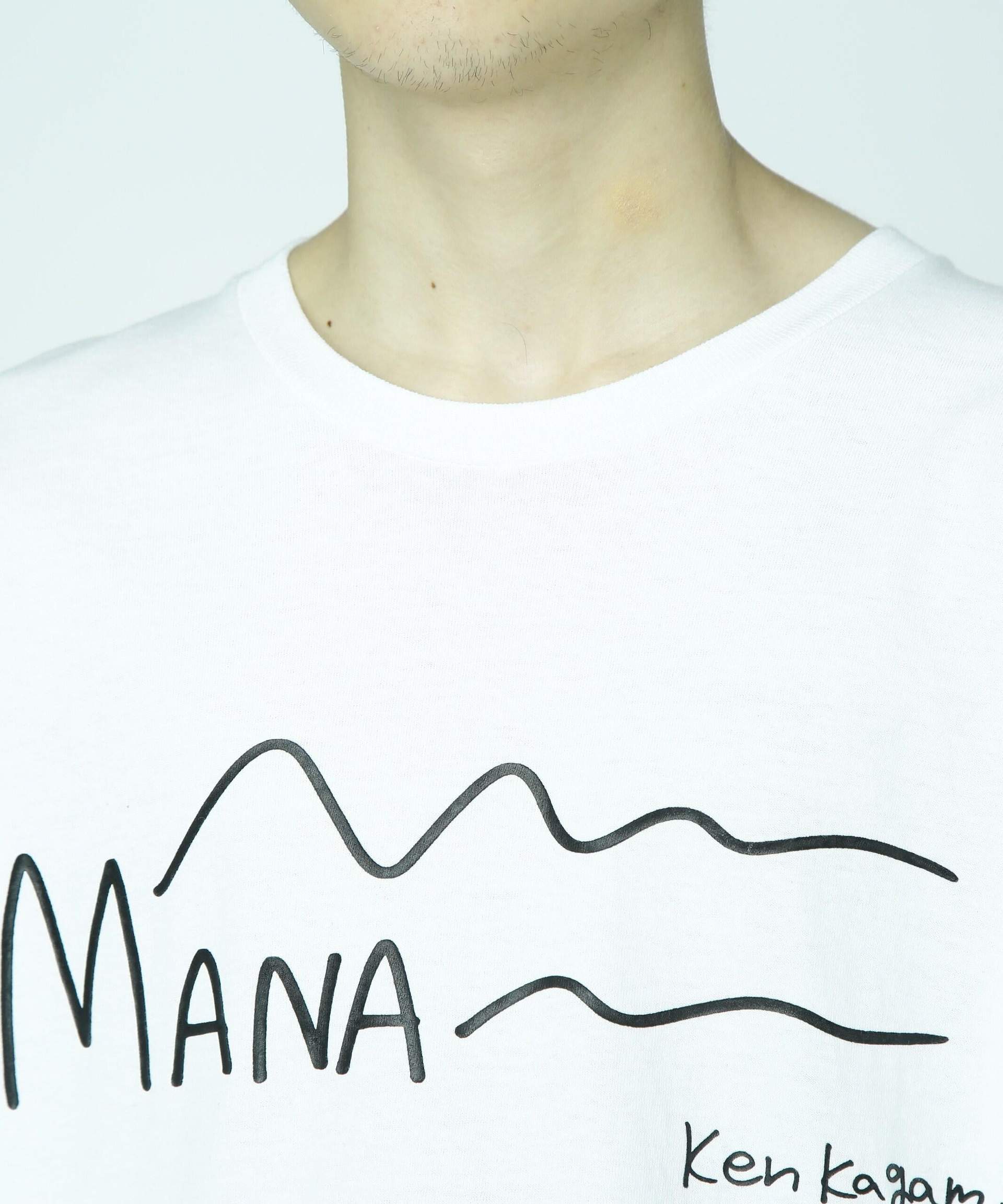 Ken Kagami×MANASTASH/コラボTシャツ/KEN'S TEE MST LOGO ホワイト