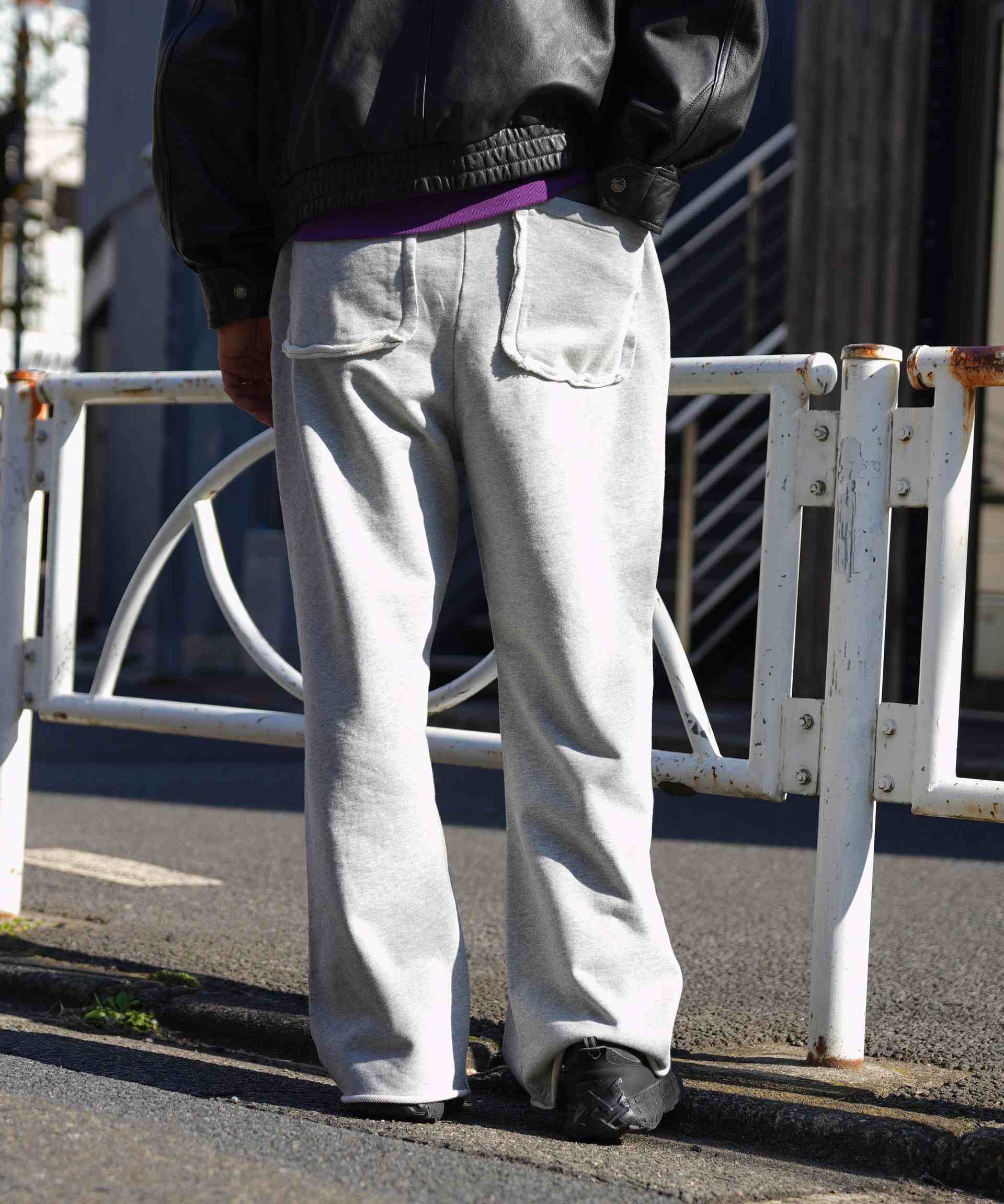 MANASTASH/マナスタッシュ/MANA PIG SWEAT PANTS グレー