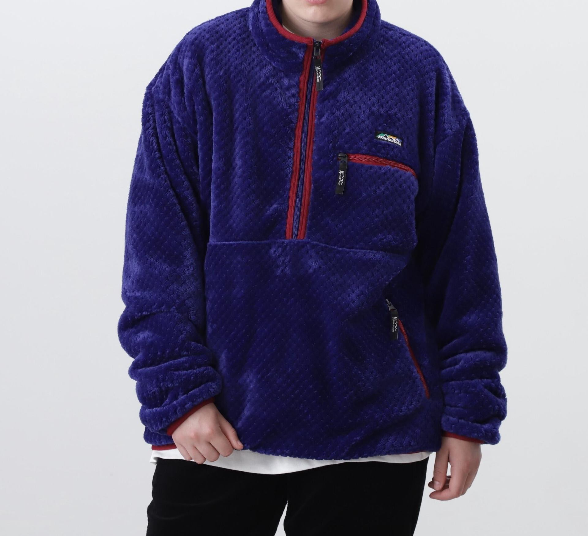 MANASTASH/マナスタッシュ/POPPY THERMAL FLEECE '24 ブルー