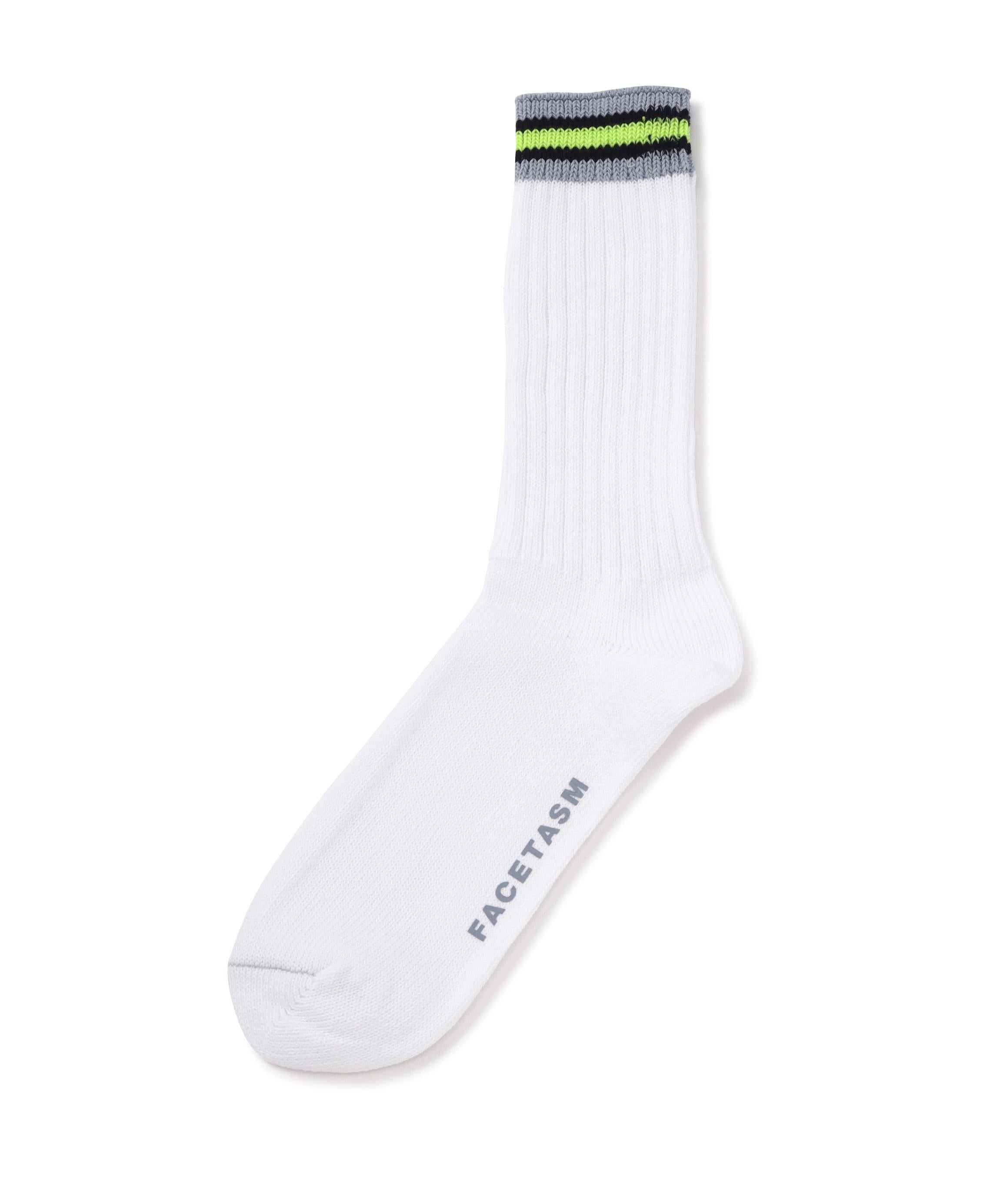 FACETASM/ファセッタズム/2P RIB SOCKS /2P リブソックス ホワイト