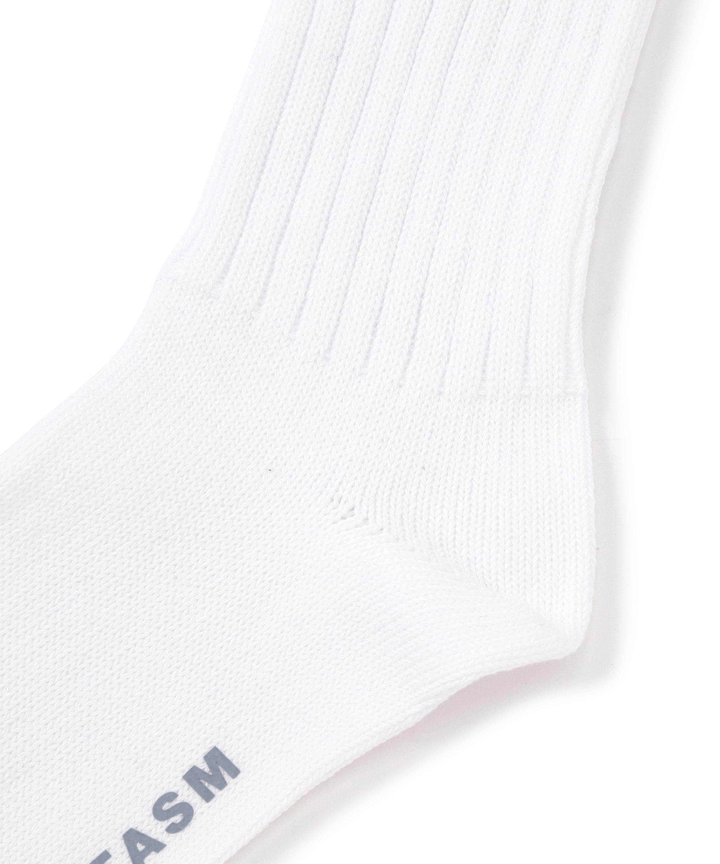 FACETASM/ファセッタズム/2P RIB SOCKS /2P リブソックス ホワイト