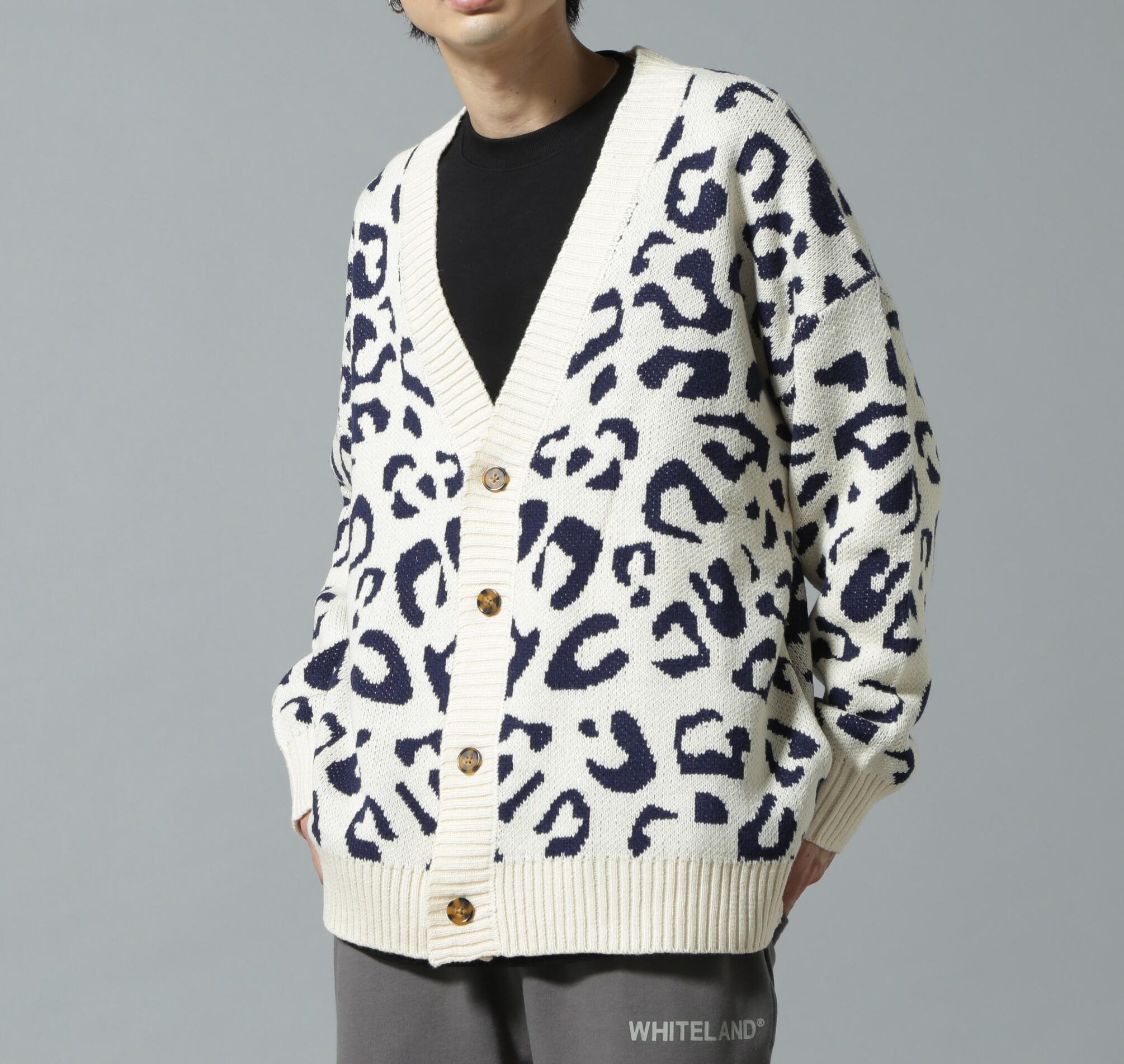 WHITELAND/ホワイトランド/LEOPA>D CA>DIGAN アイボリー2