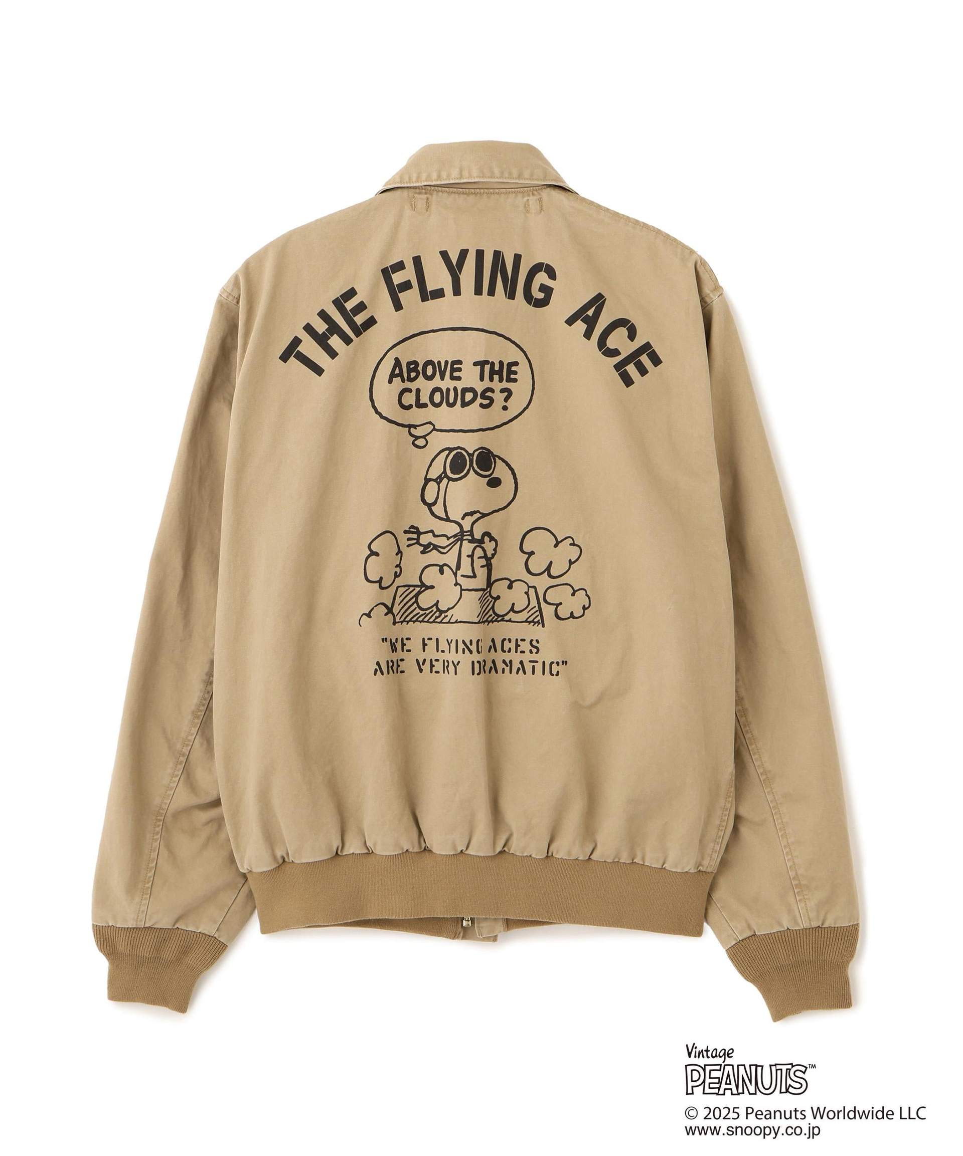 サ*し様 AVIREX PEANUTS FLYING ACE フライングエース AVIREX × PEANUTS COTTON A-2 