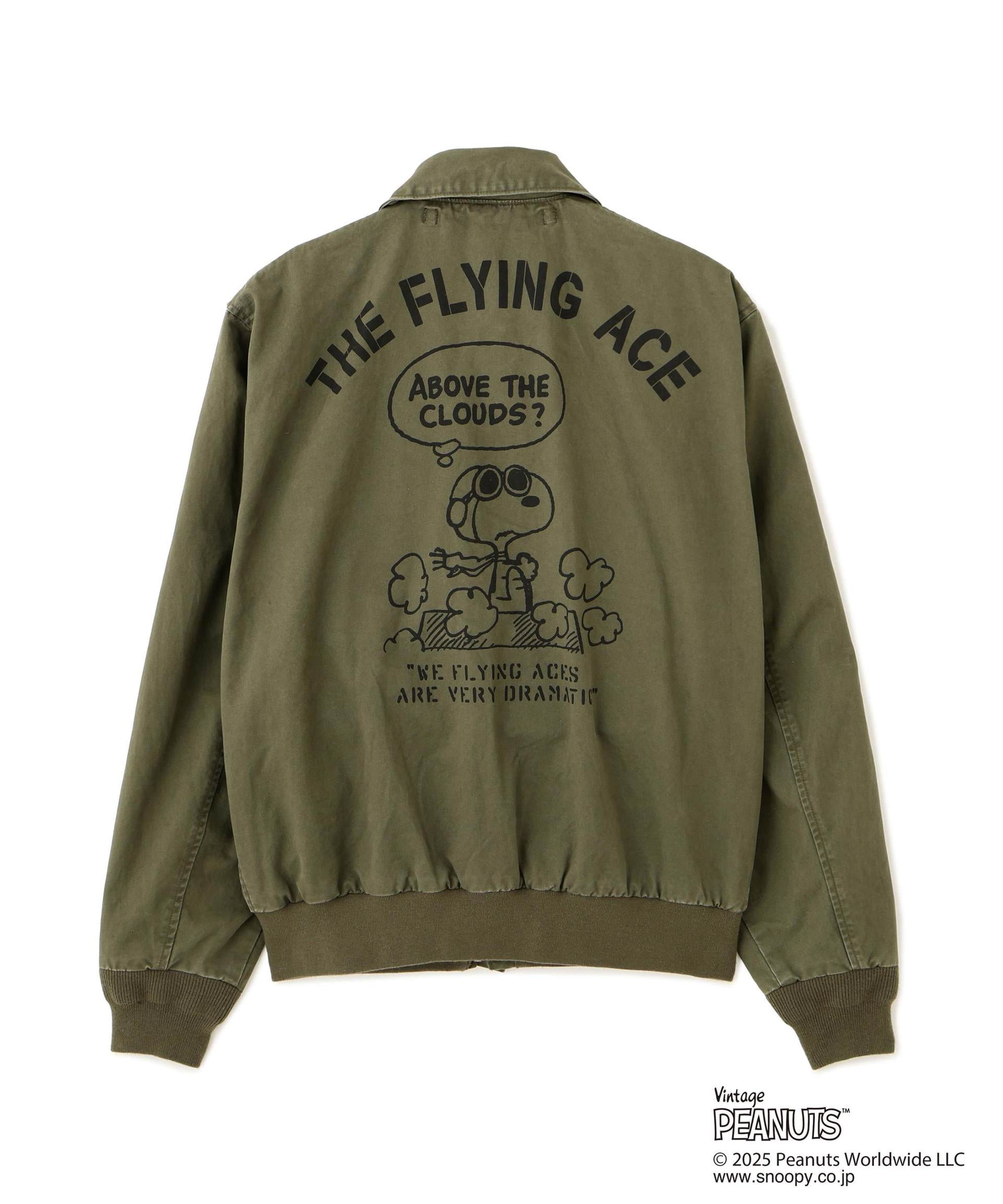 AVIREX × PEANUTS COTTON A-2 
