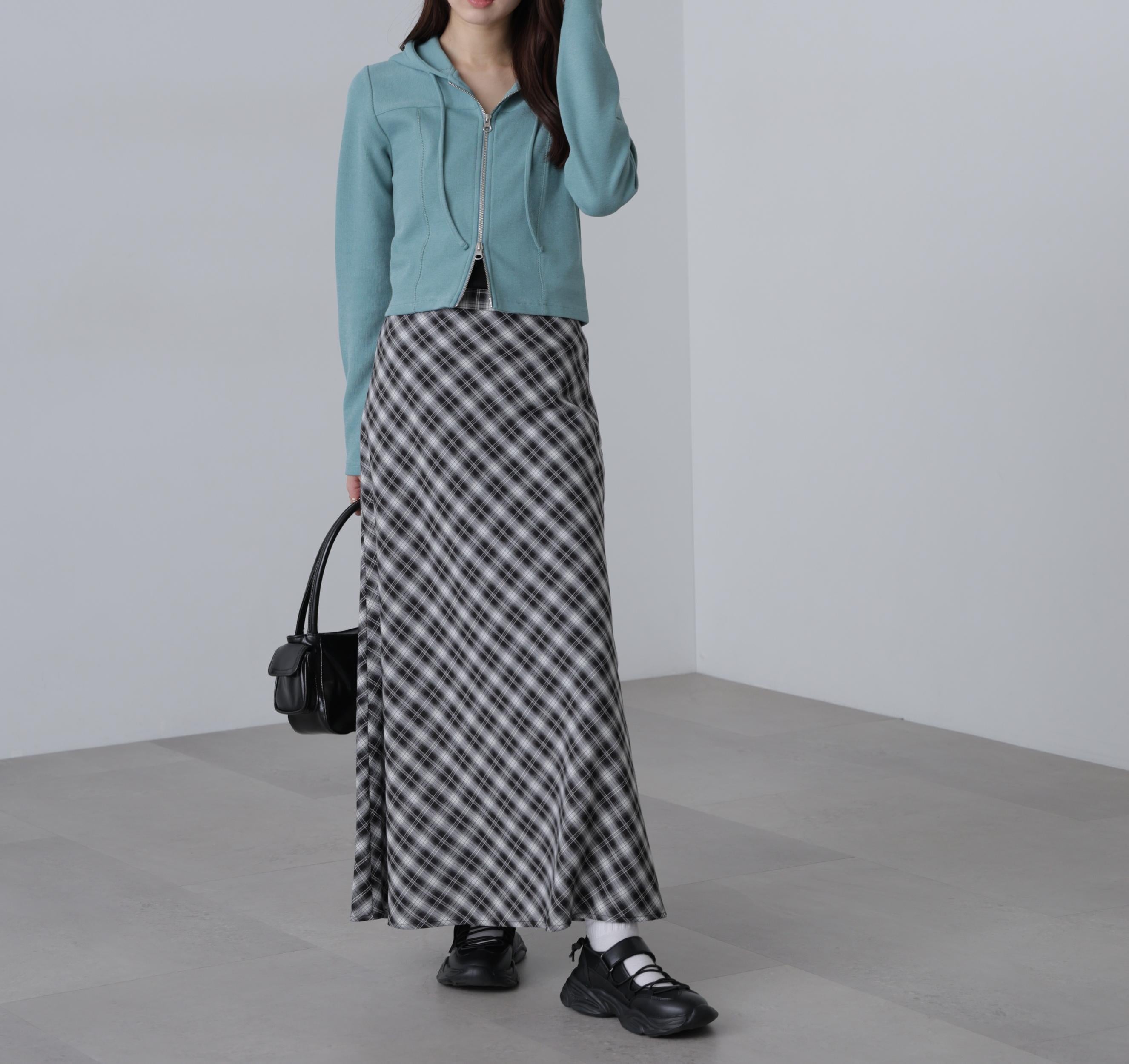 フィットジップパーカー グリーン