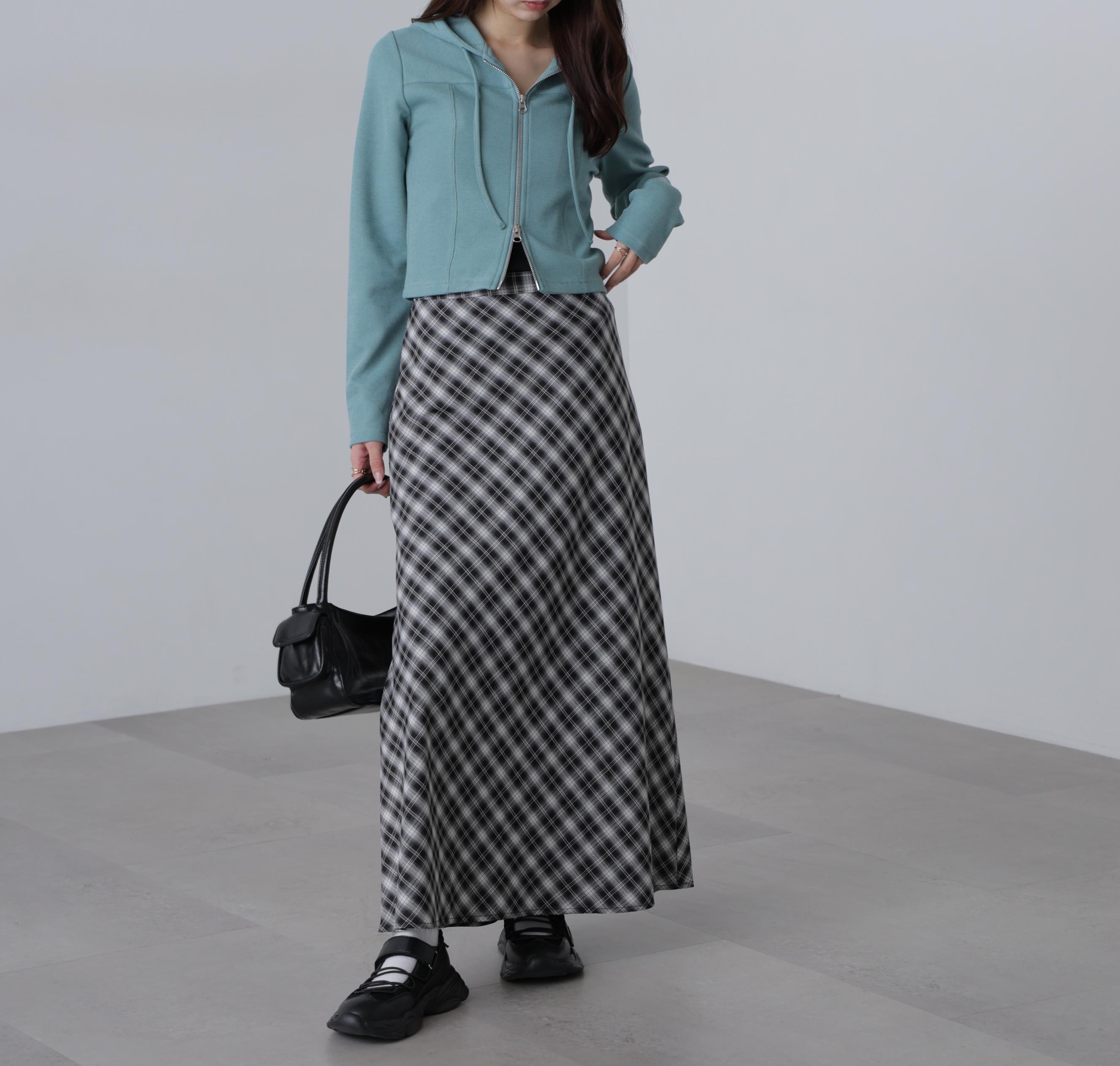 フィットジップパーカー グリーン