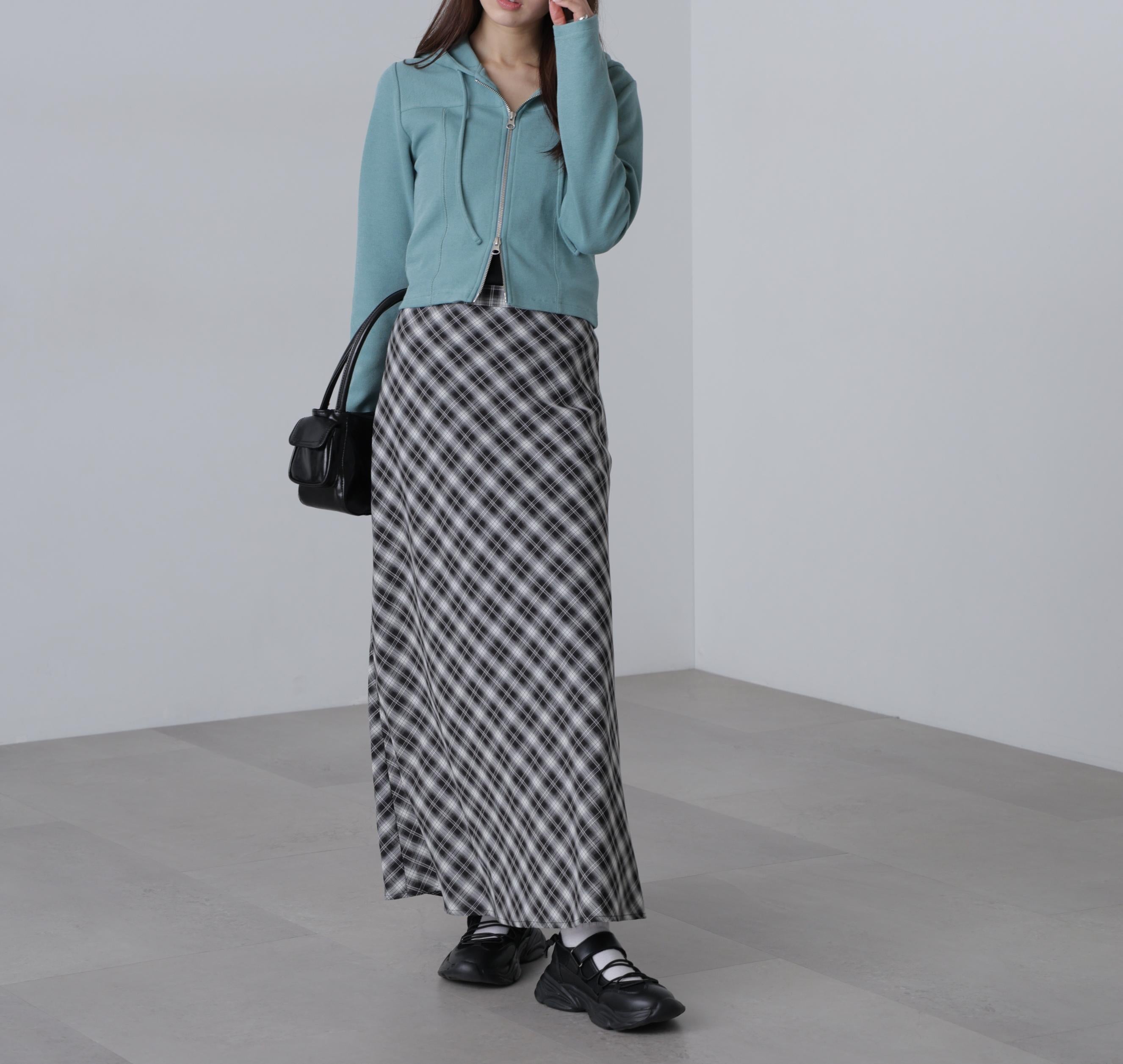 フィットジップパーカー グリーン