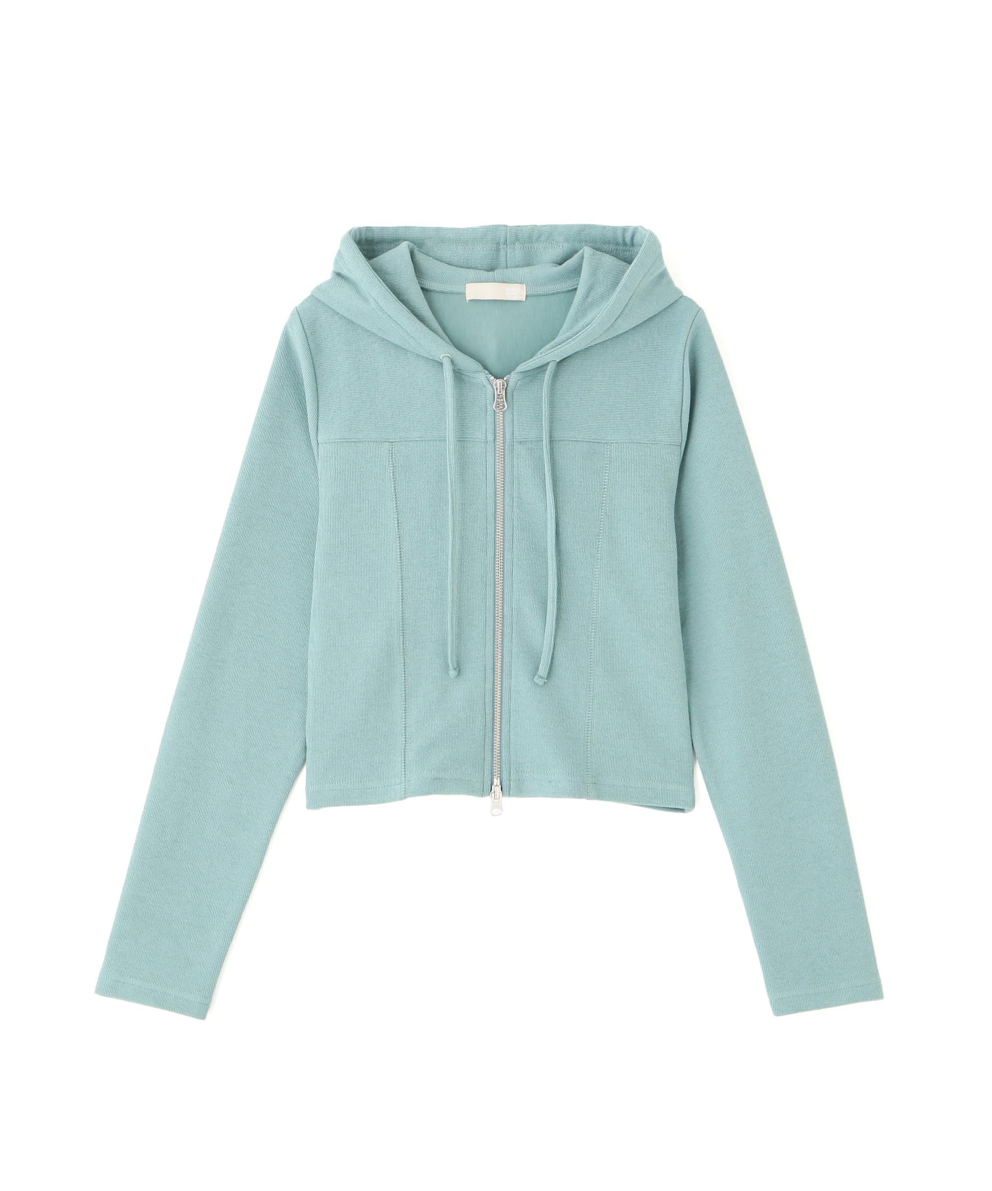 フィットジップパーカー グリーン