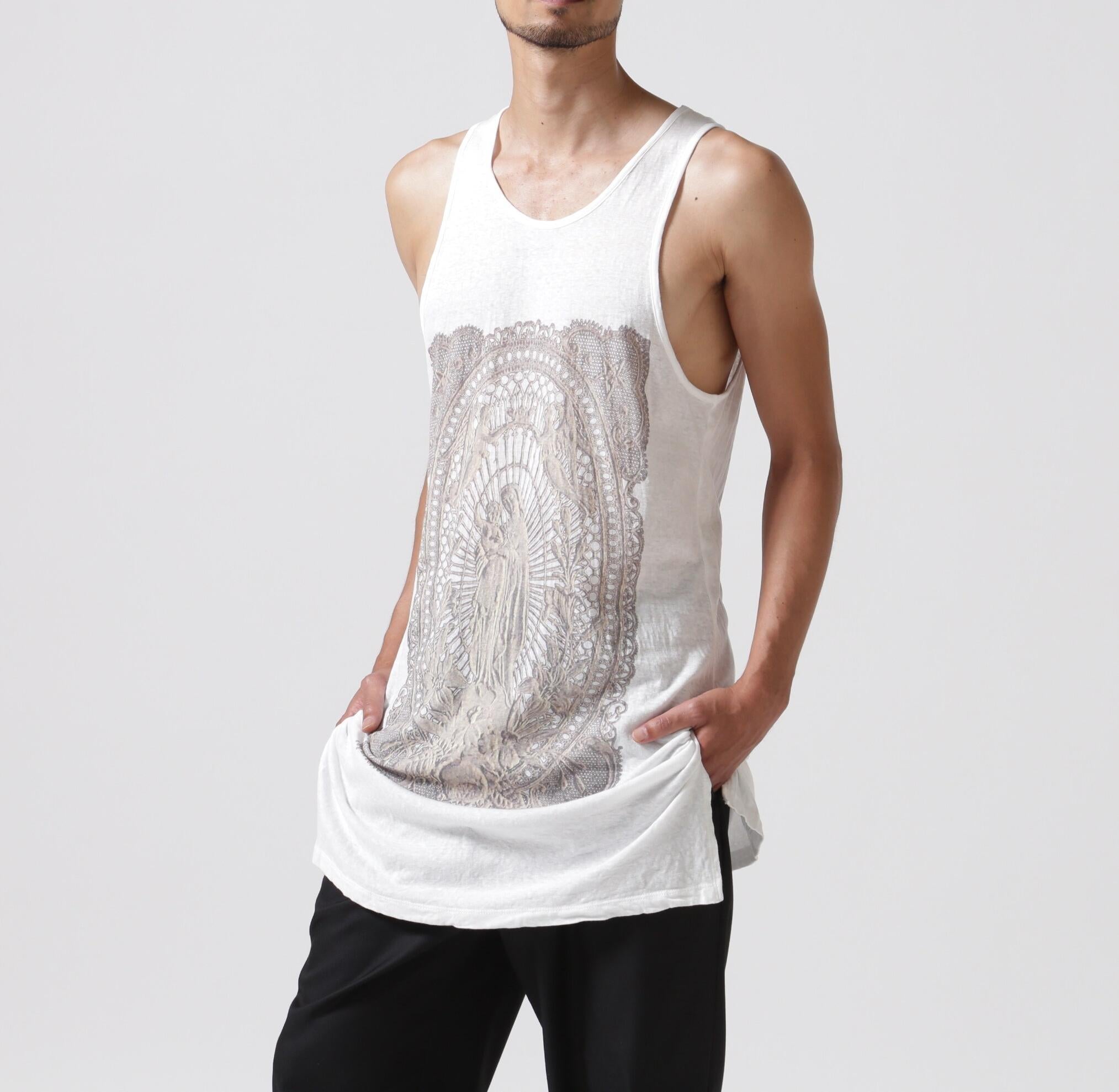 SHA>E SPI>IT/シェアースピリット/別注Lace Maia Tanktop ホワイト
