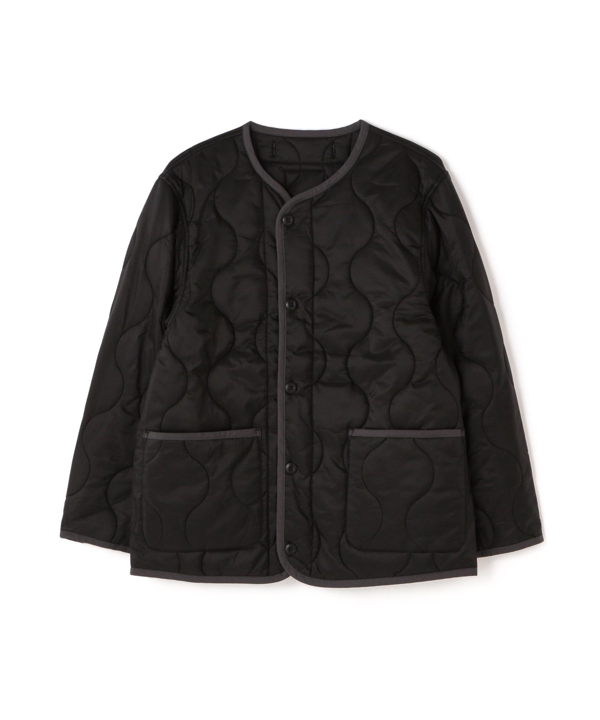 QILTING LINE> JACKET ブラック