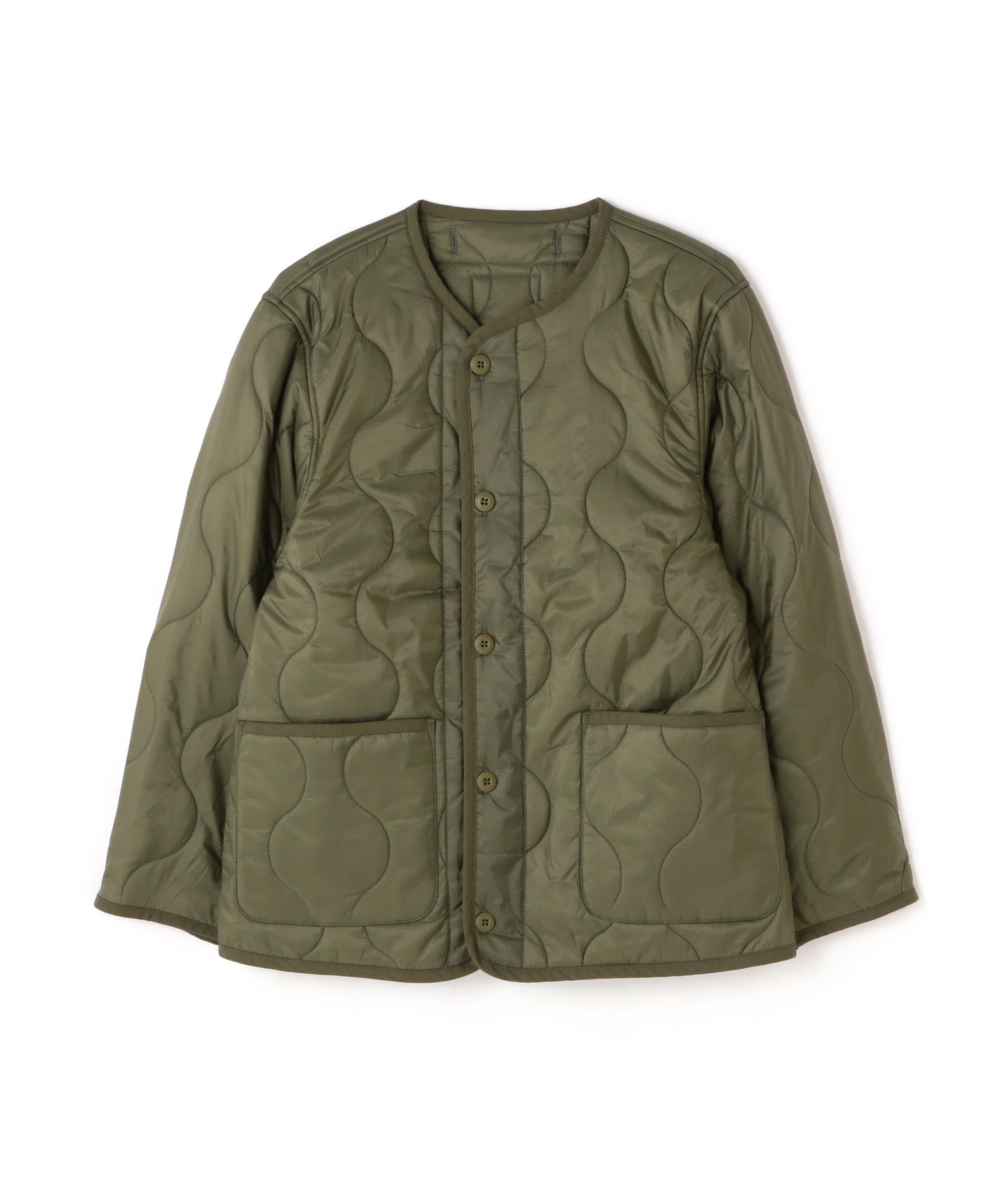 QILTING LINE> JACKET オリーブ