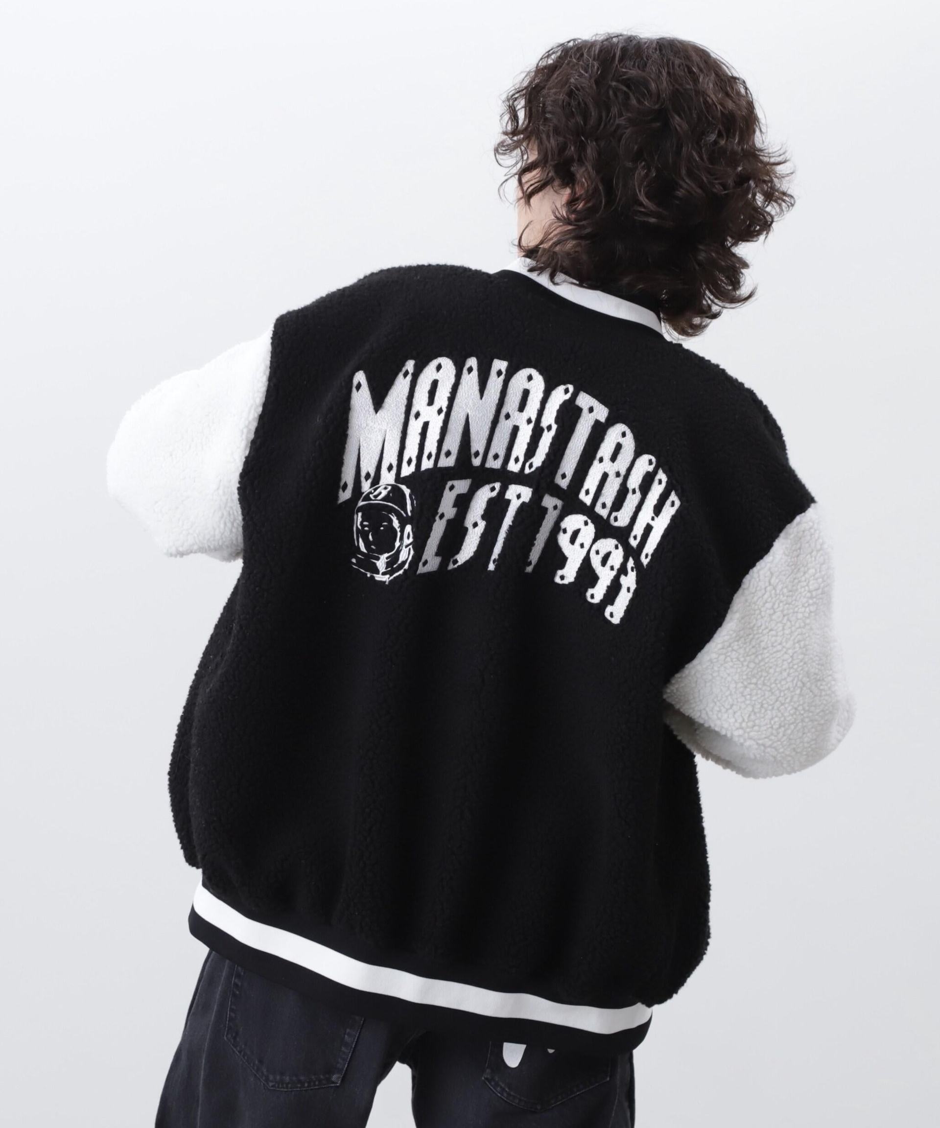 ×RILLIONAI>E ROYS CLUR/ROA VA>SITYJACKET WITH RADG ブラック