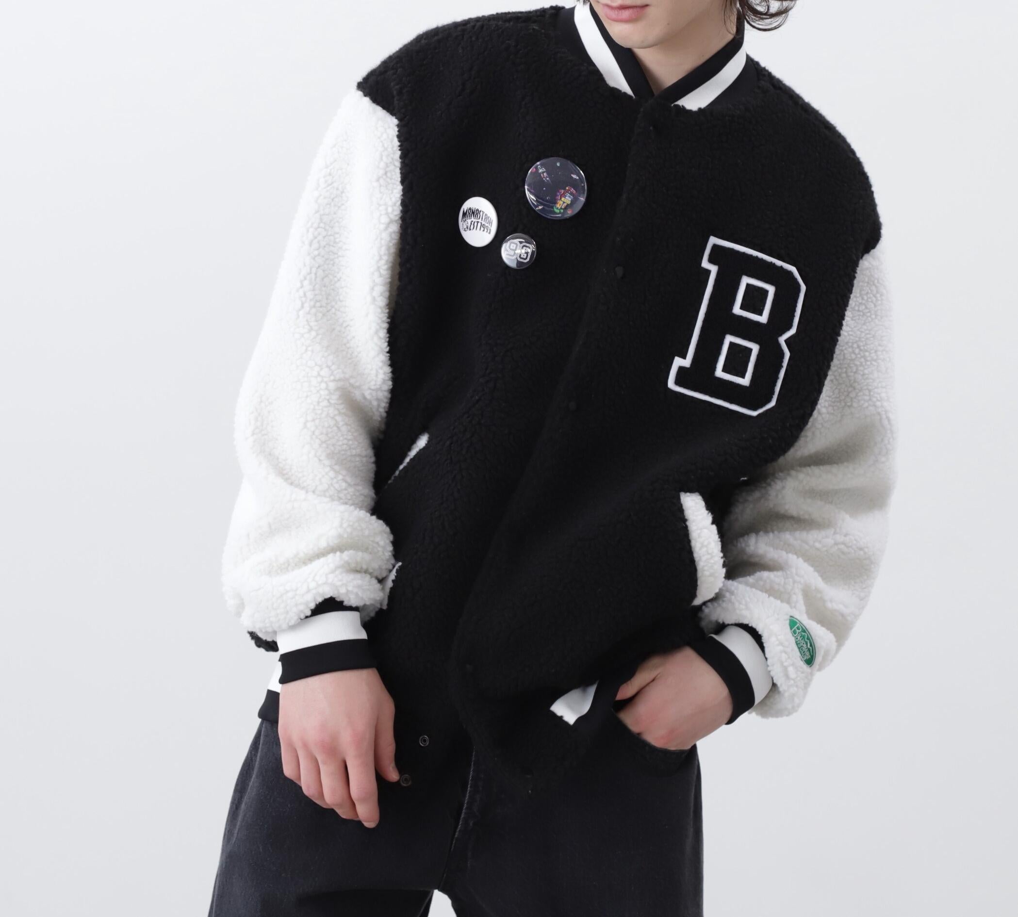×RILLIONAI>E ROYS CLUR/ROA VA>SITYJACKET WITH RADG ブラック