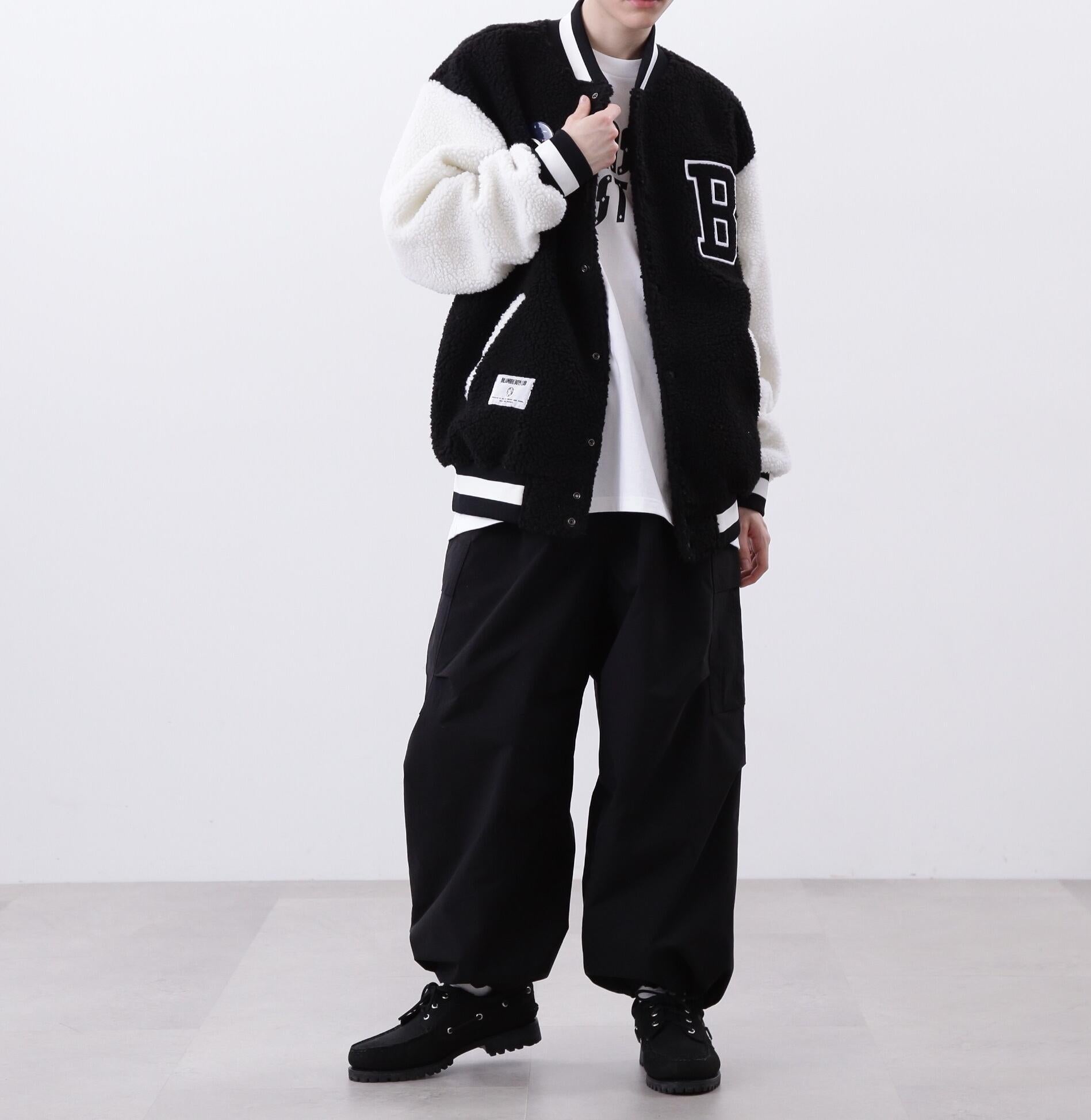 ×RILLIONAI>E ROYS CLUR/ROA VA>SITYJACKET WITH RADG ブラック