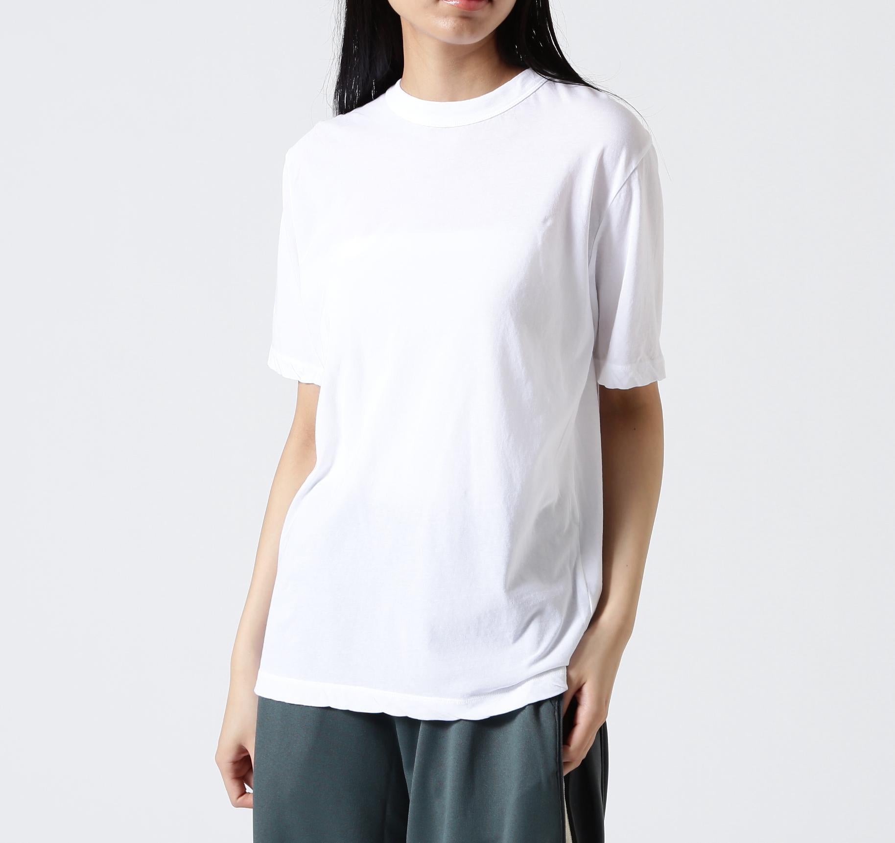 ATON (エイトン) FRESCA SINGLE JERSEY /STANDARD T-SHIRT ホワイト